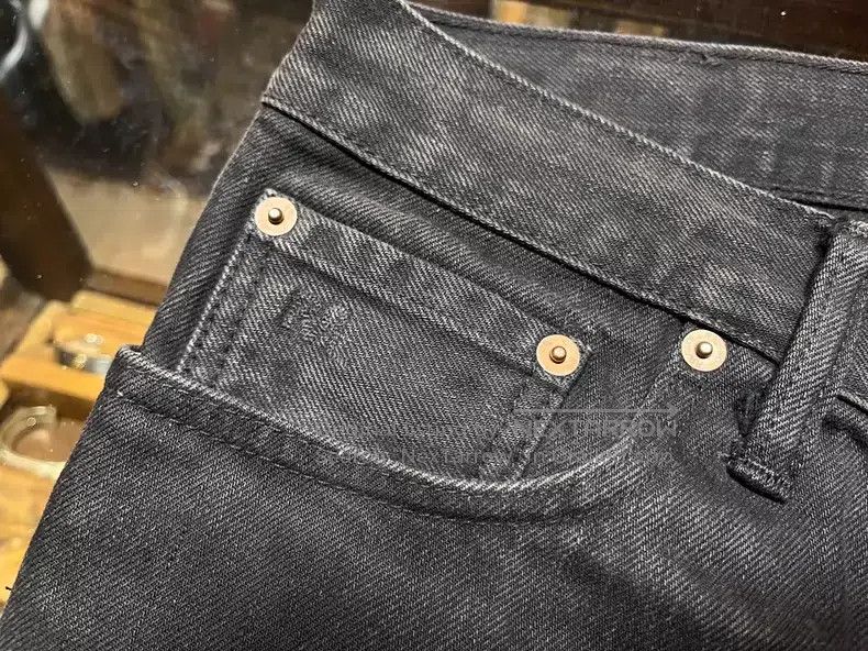 RRL Ralph Lauren RRL Ralph Lauren Black Cow Jeans Size US 32 / EU 48 - 4 Thumbnail