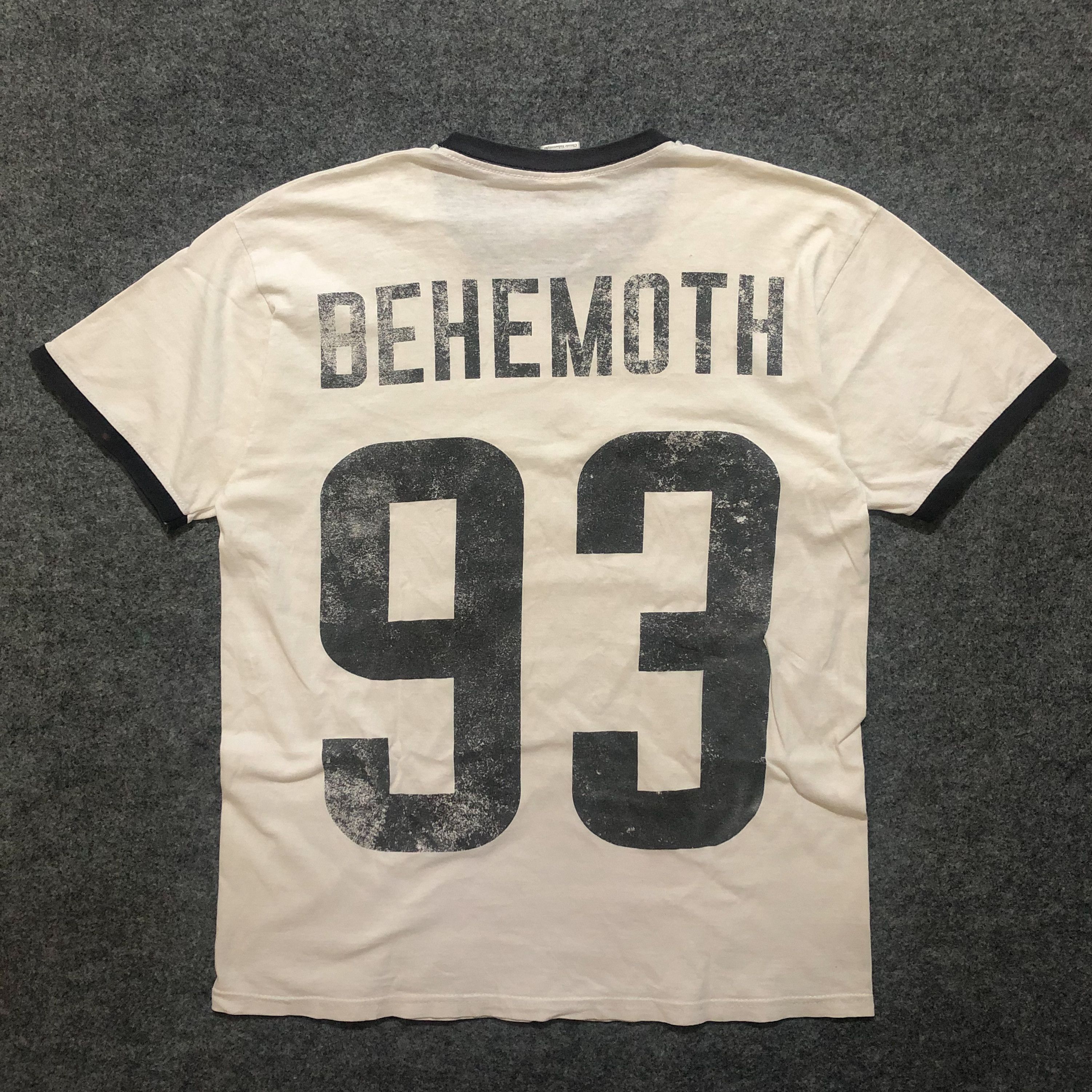 Band Tees SICK🔥Behemoth Band RARE 93 Thelema Graphic Ringer T-Shirt Size US L / EU 52-54 / 3 - 1 Thumbnail