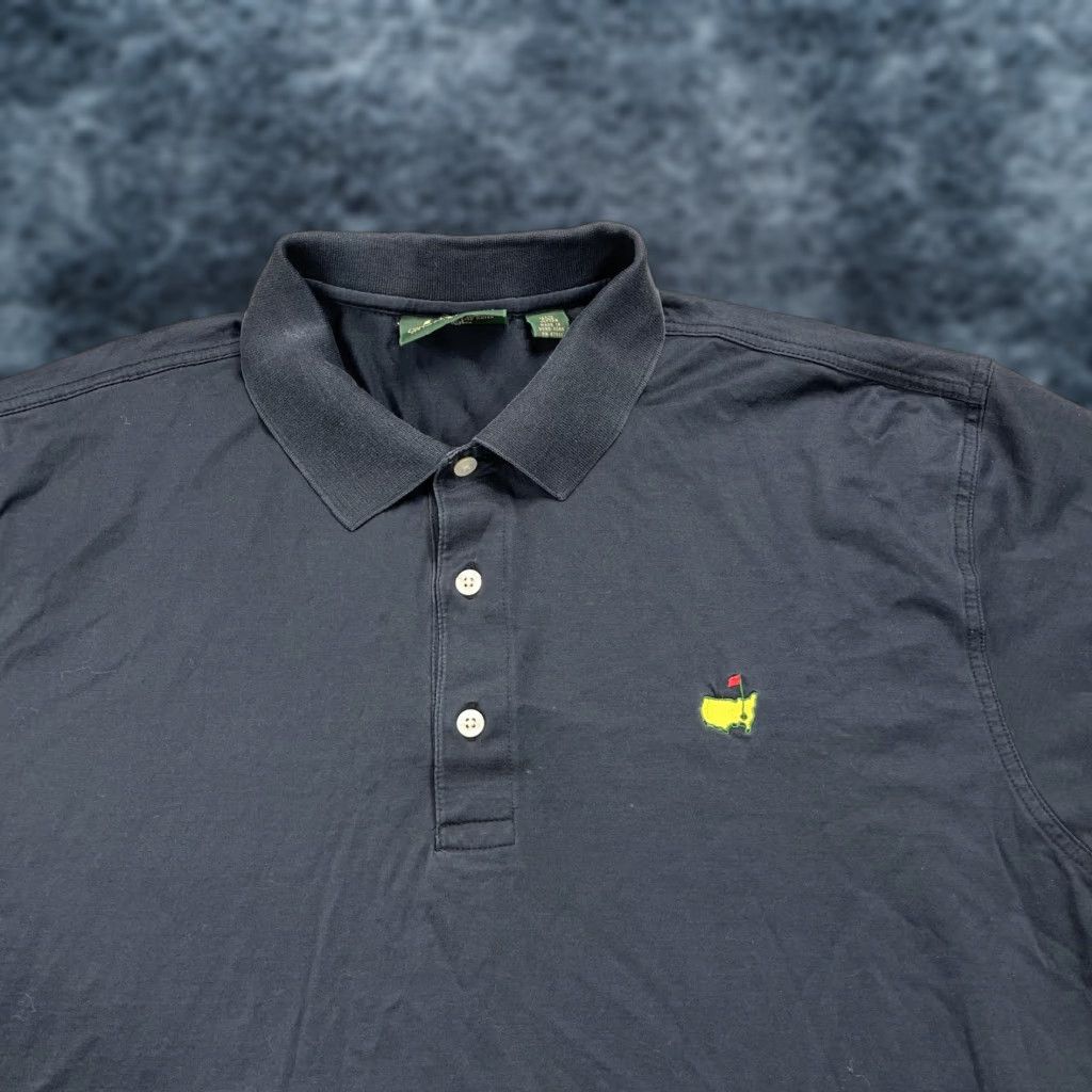 Vintage VINTAGE Masters Polo Shirt Mens Large Black Solid Amen Corner Augusta National 90s Size US L / EU 52-54 / 3 - 1 Thumbnail