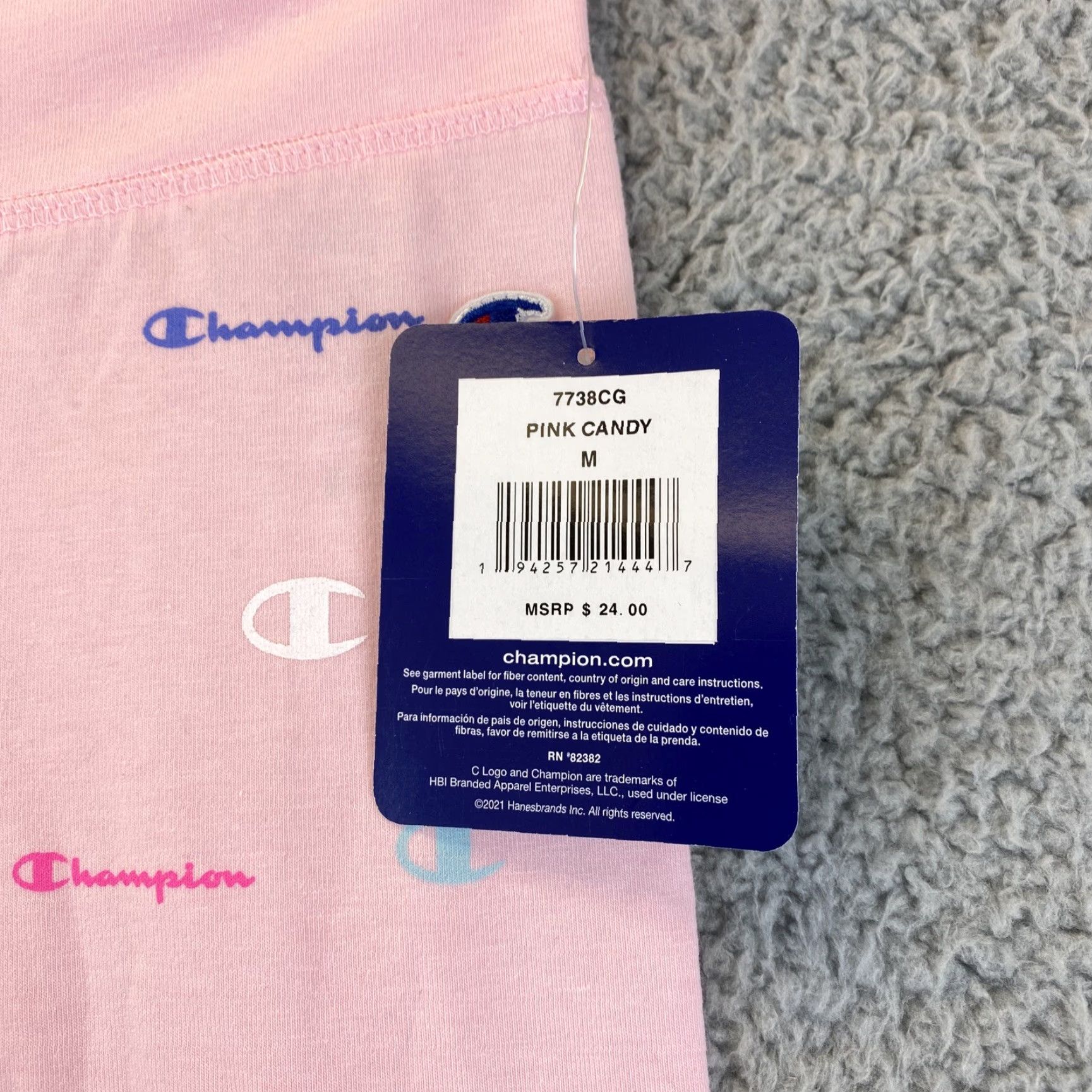 Champion Champion Girls Heritage Active Tech Leggings Pink Candy M Size 32" / US 10 / IT 46 - 3 Thumbnail