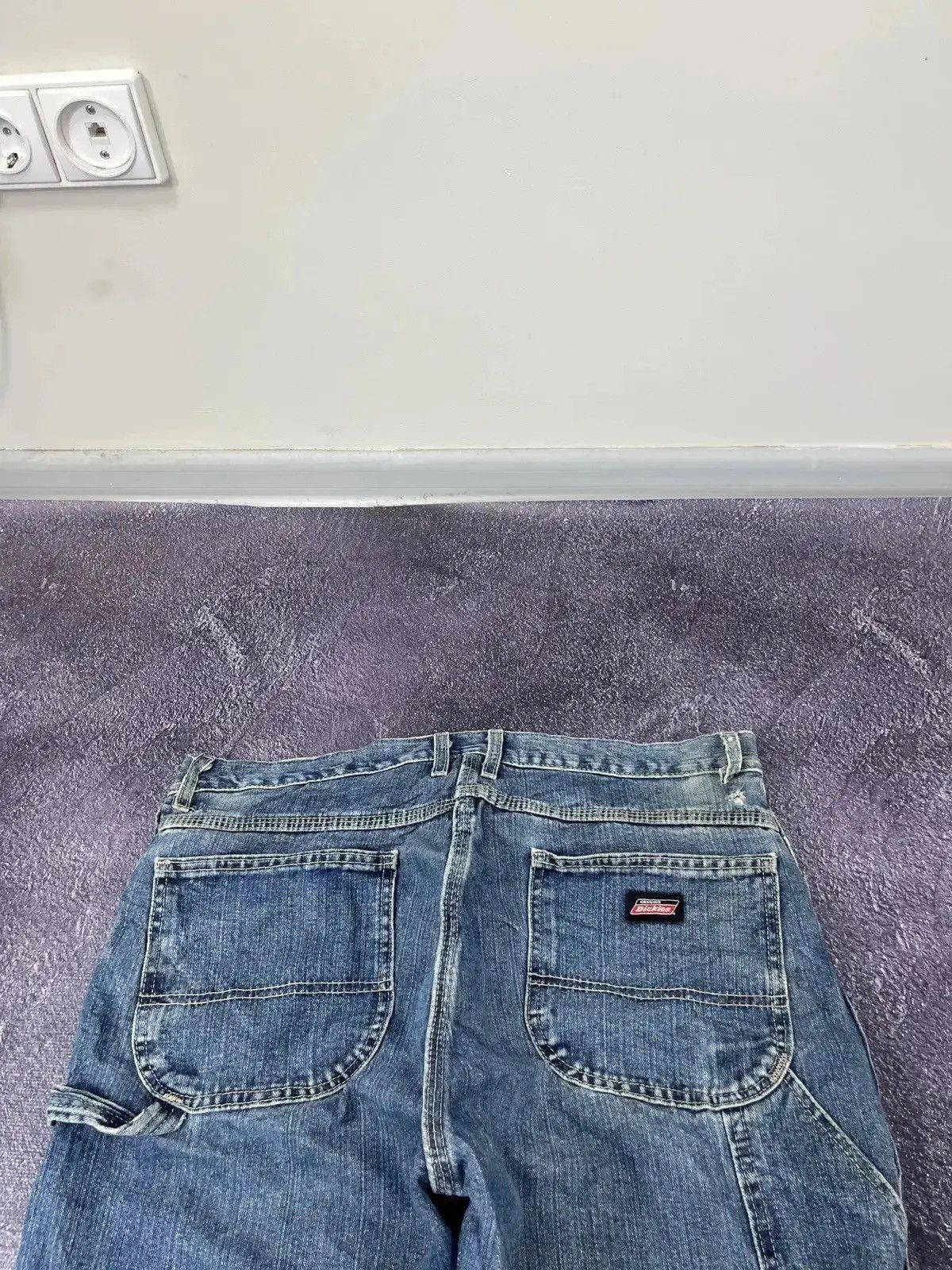 Dickies × Vintage Vintage Dickies Y2K Work Blue Denim Hype Baggy Jeans Size US 36 / EU 52 - 4 Thumbnail