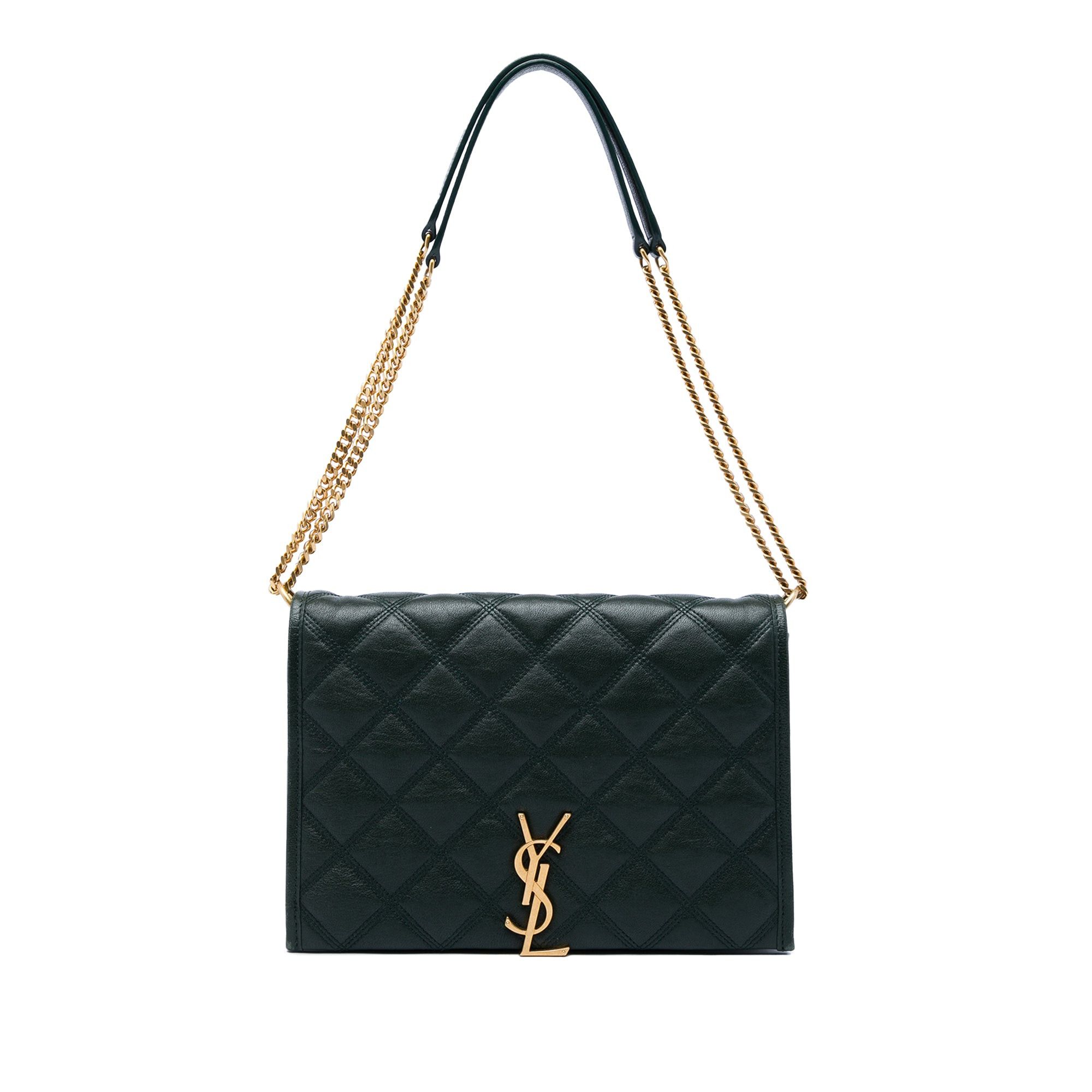 Saint Laurent Paris Quilted Lambskin Becky Chain Shoulder Bag Size ONE SIZE - 1 Thumbnail
