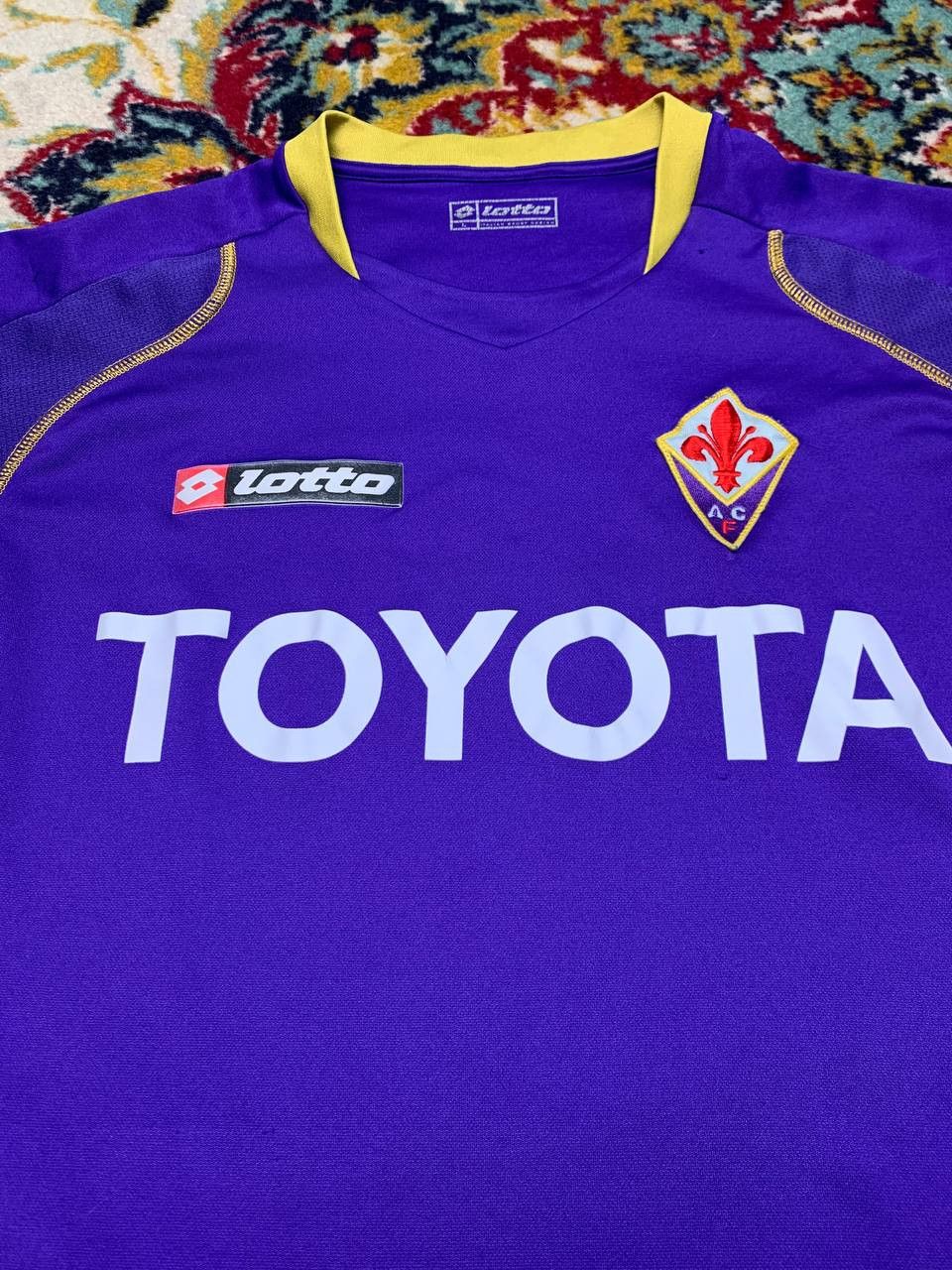 Lotto Sport FIORENTINA ITALY 2008/2009 HOME FOOTBALL SHIRT JERSEY Size US L / EU 52-54 / 3 - 2 Thumbnail