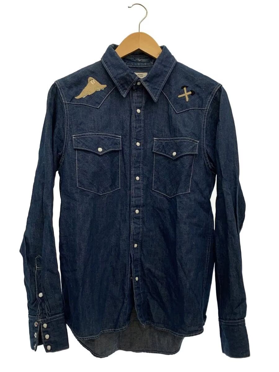 Visvim Alaska Embroidered Western Denim Button Shirt Size US S / EU 44-46 / 1 - 1 Thumbnail