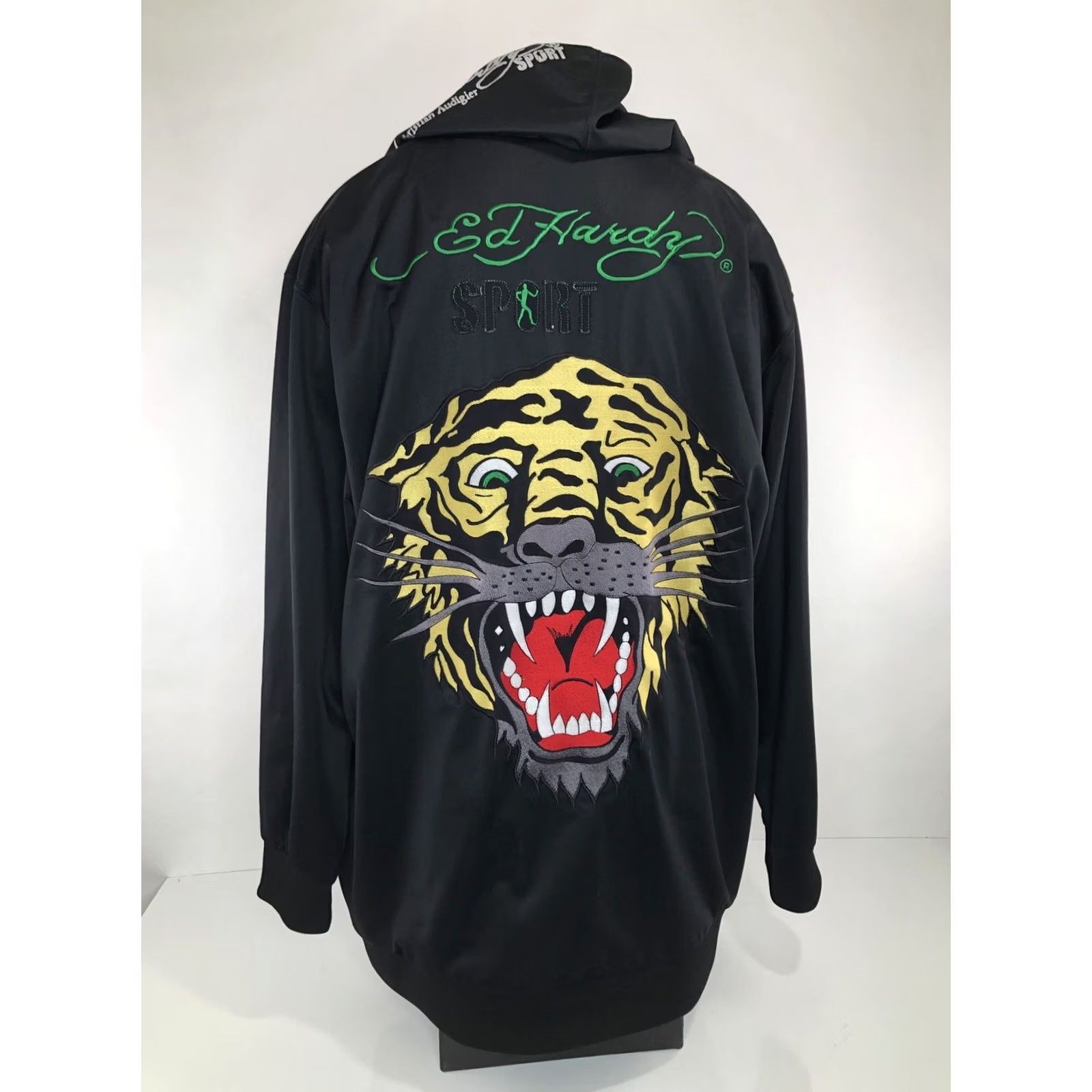 Ed Hardy ED HARDY / CHRISTIAN AUDIGIER Embroidered TIGER Mens 2XL Hoodie Jacket Size US XXL / EU 58 / 5 - 2 Thumbnail