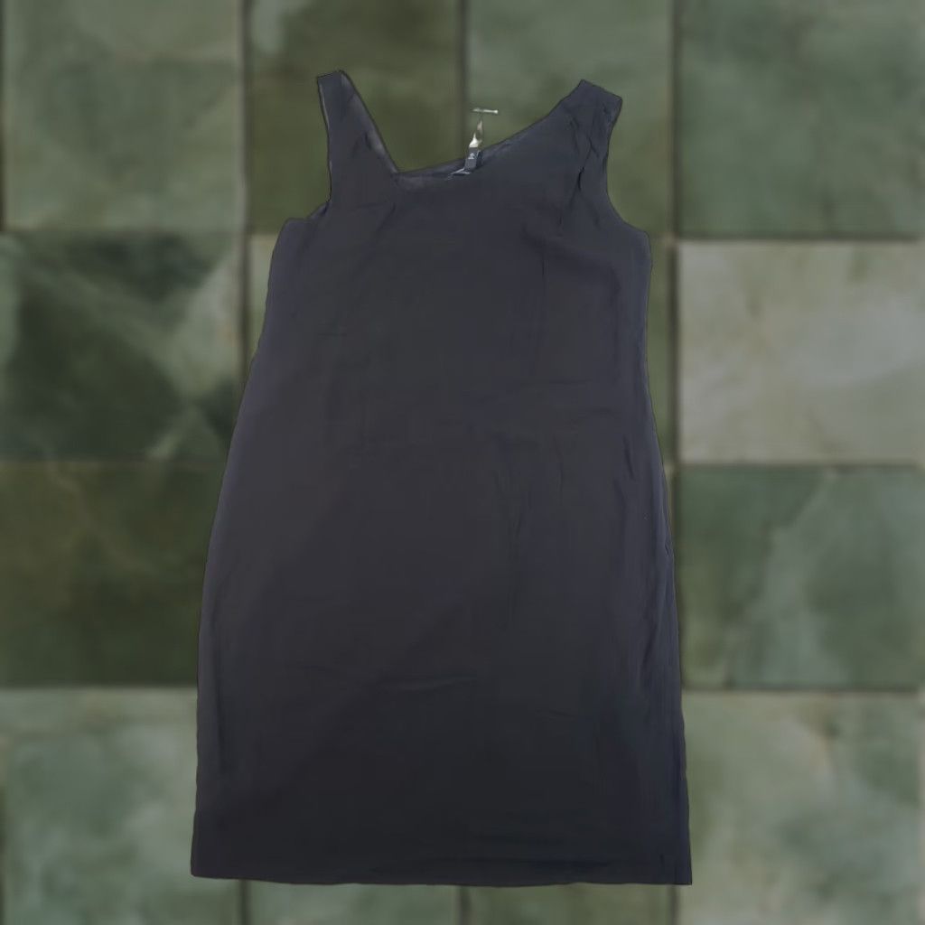 Eileen Fisher Asymmetrical Sheath Dress Women Size Small Black Silk Lined  Party/Cocktail - www.skdojo.org