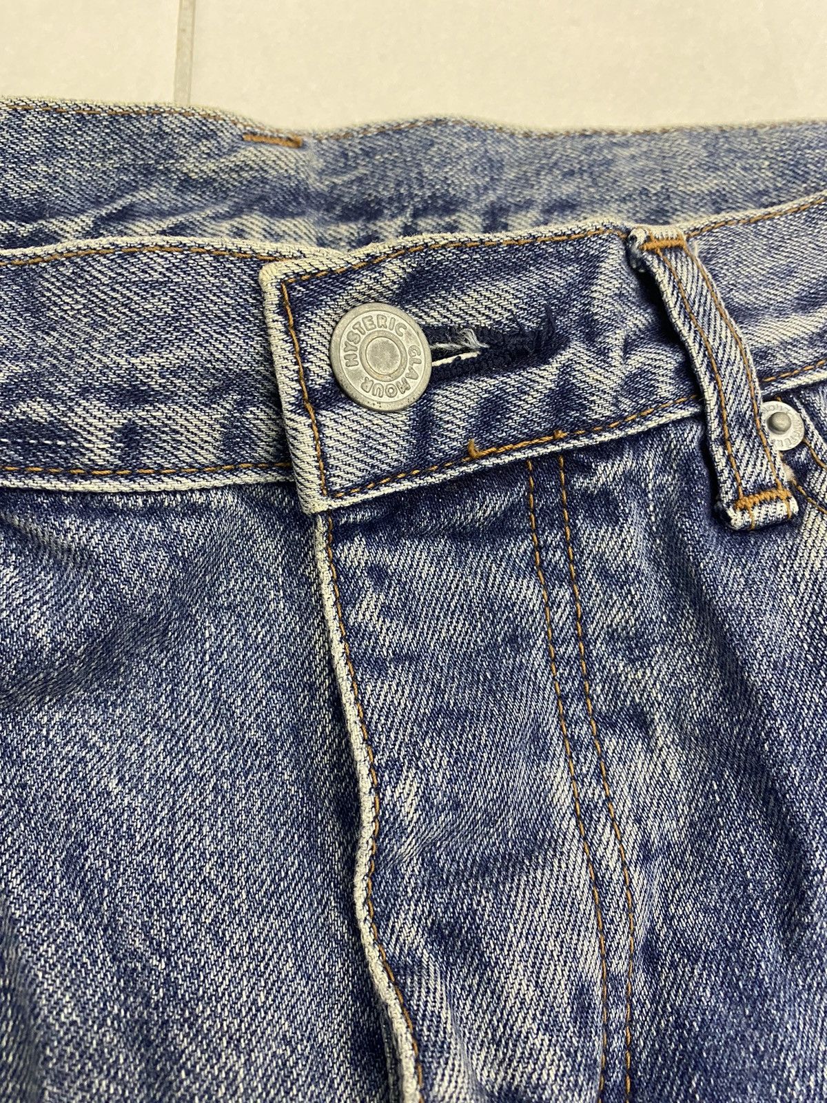 Hysteric Glamour Vtg Hysteric Glamour x Ramones distressed patch denim pants Size US 32 / EU 48 - 7 Thumbnail