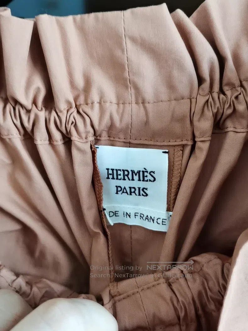 Hermes Hermes Women's Flower Bud Wide Leg Pants Size 42" / US 20 - 8 Thumbnail