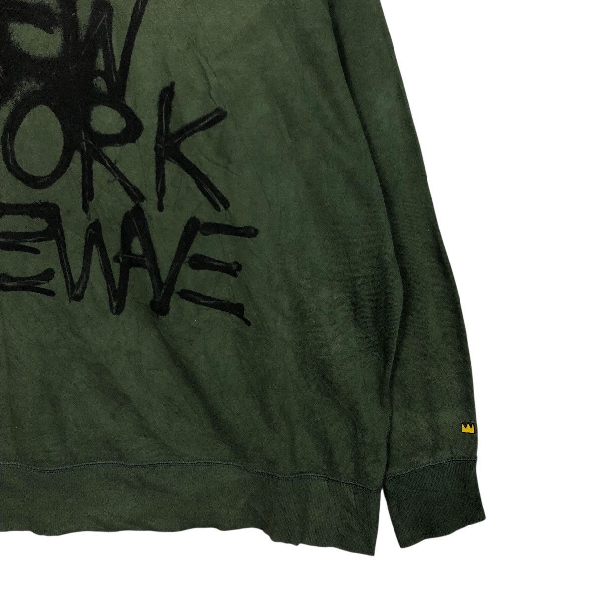 Jean-Michel Basquiat Vintage Sweatshirt Jean Michel Basquiat Big Logo Over Print Size US XXL / EU 58 / 5 - 6 Thumbnail