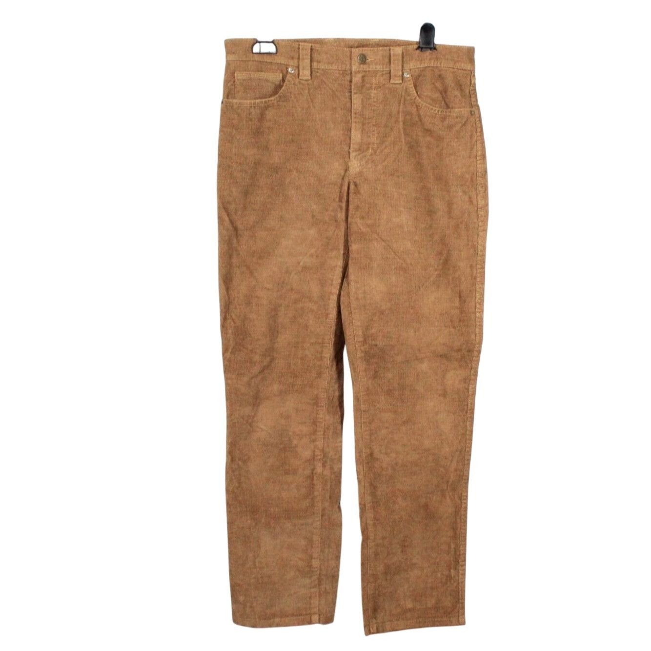 L.L. Bean LL Bean BeanFlex Corduroy Pants Five Pocket Straight Leg Size US 31 - 1 Thumbnail