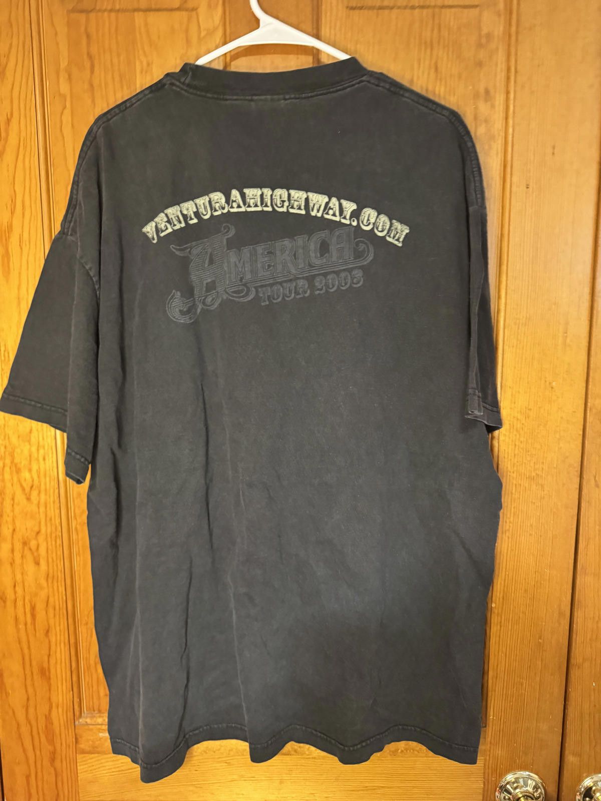 Other Vintage America Tour 2003 Black Graphic T-Shirt 2XL Size ONE SIZE - 2 Thumbnail