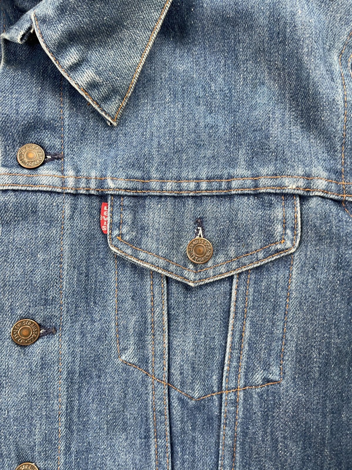 Levi's × Levi's Vintage Clothing × Vintage Vintage Levi’s Navy Denim Jacket Jeans Blazer Size S Size S / US 4 / IT 40 - 8 Thumbnail
