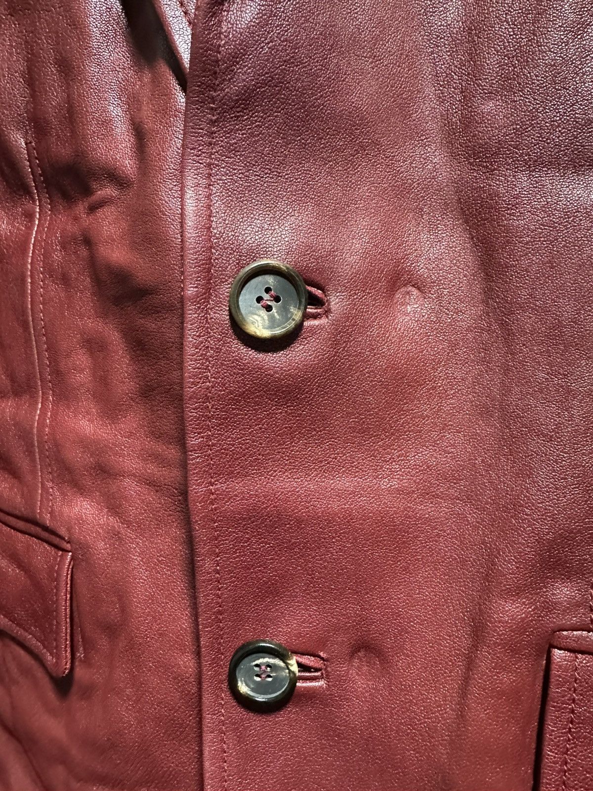 Alexander McQueen Alexan mcqueen leather blazer jacket Size 48L - 6 Thumbnail