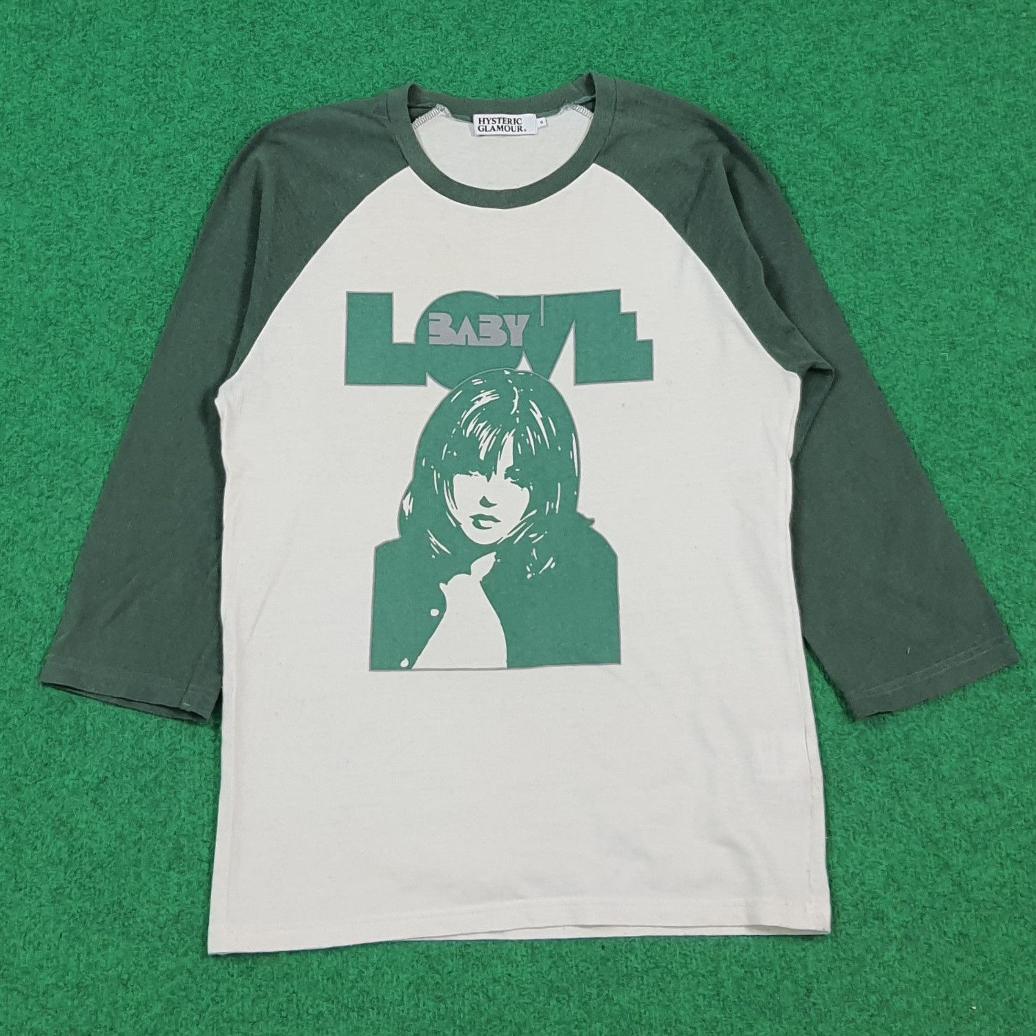 Hysteric Glamour Vintage Hysteric Glamour Japan Raglan Tshirt C301N64 Size US S / EU 44-46 / 1 - 1 Thumbnail