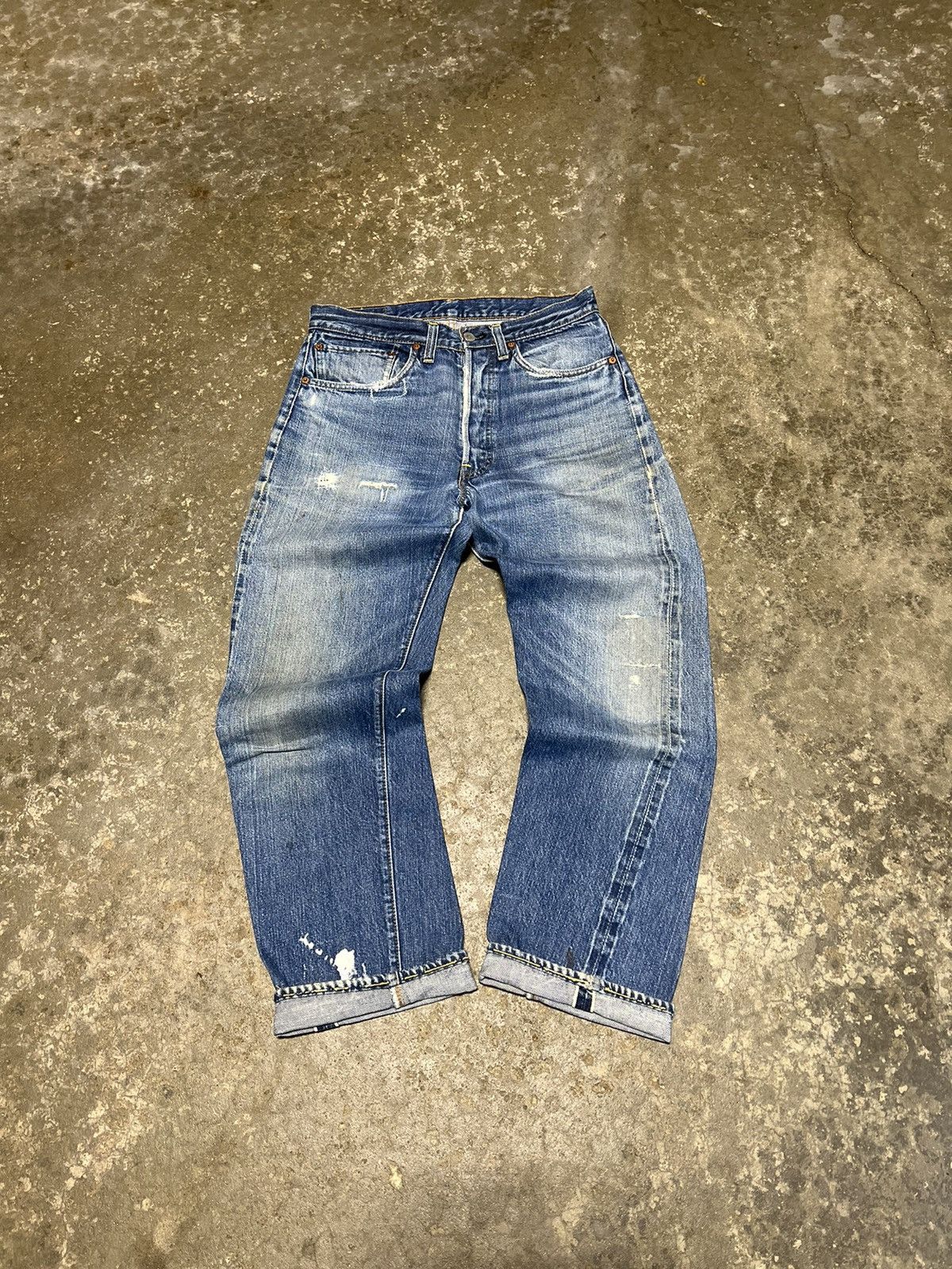 image of VTG 1960S Levis 501Xx Big E Denim Selvedge Jeans in Blue, Men's (Size 30)