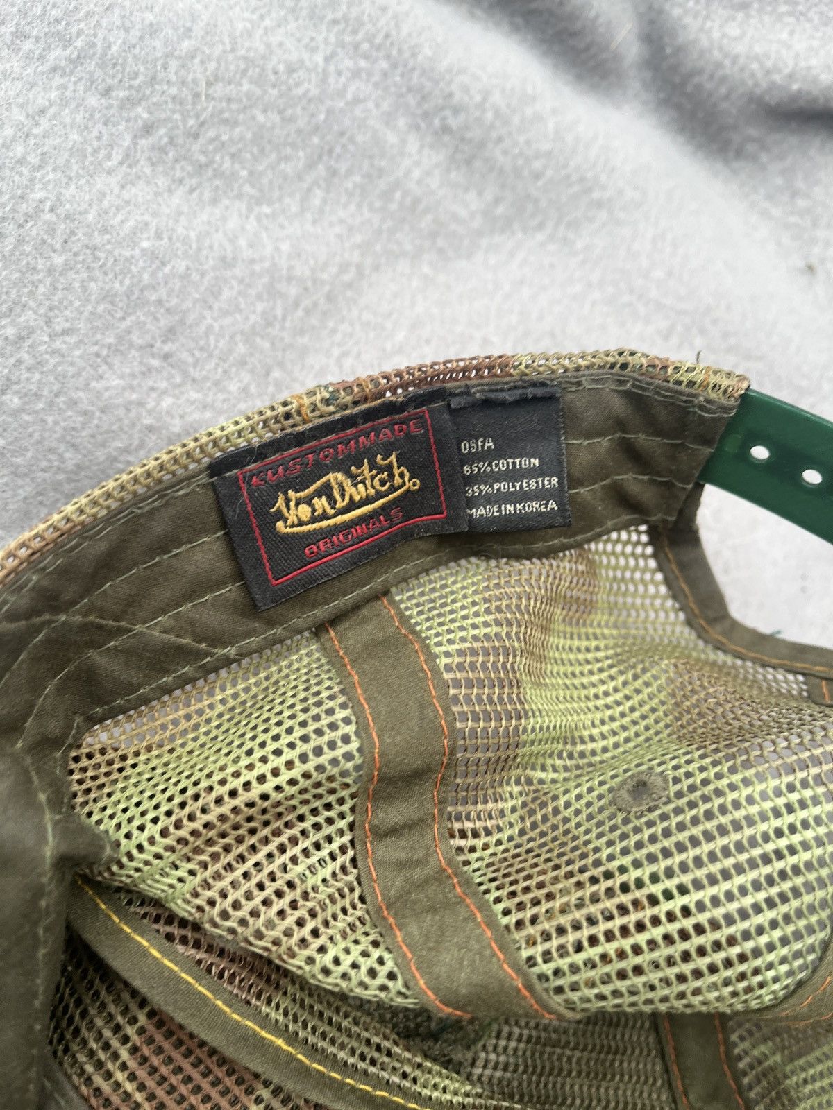 Von Dutch Von Dutch Camo Hat Size ONE SIZE - 4 Thumbnail