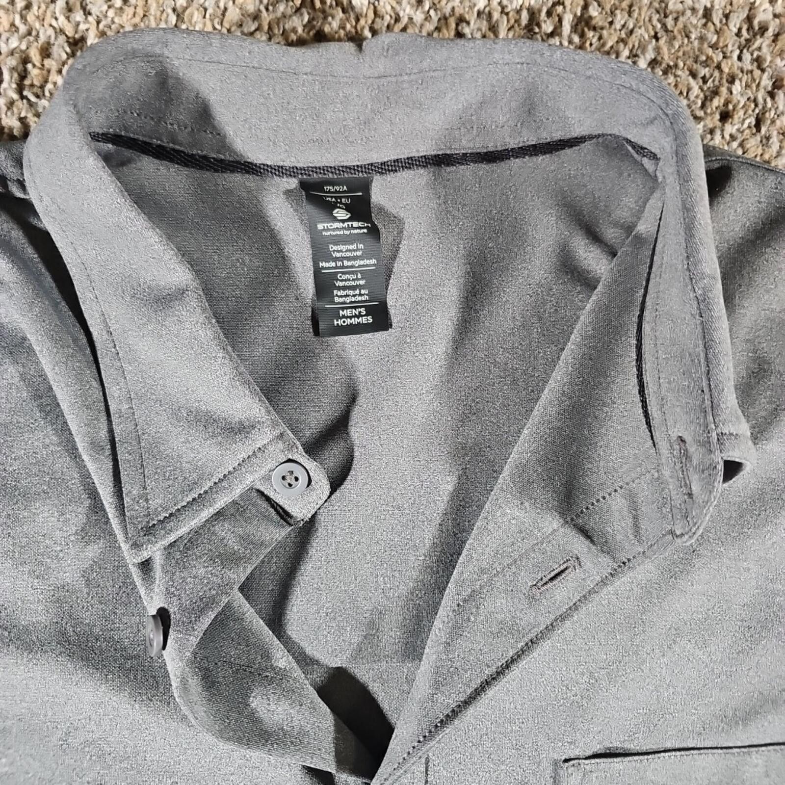 Stormtech StormTech L Gray Button Up Shirt Size US L / EU 52-54 / 3 - 3 Thumbnail
