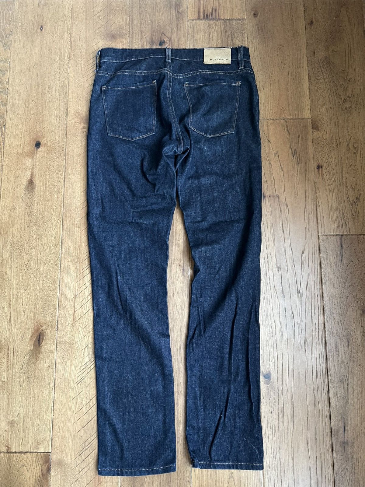 Mott & Bow Mott and Bow Raw Denim Slim Gently worn 32 x 32. Size US 32 / EU 48 - 3 Thumbnail