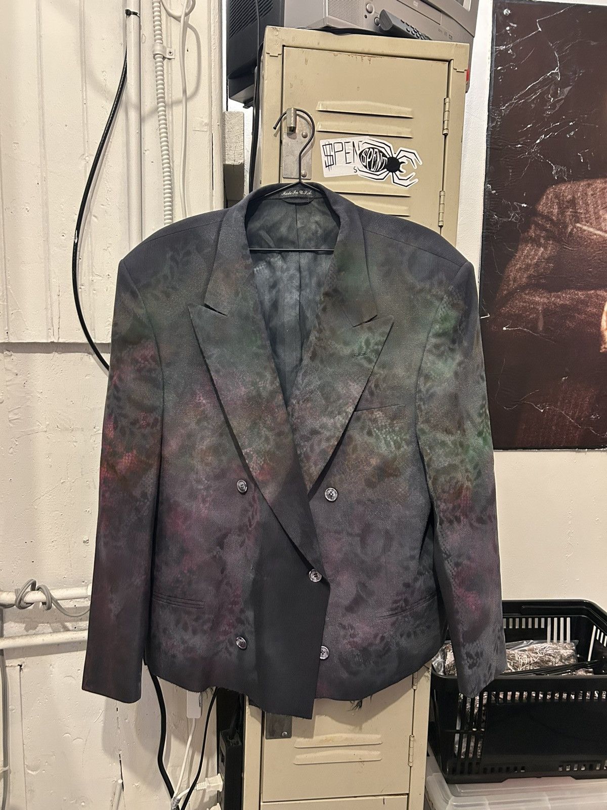 Other Lace Painted Suit jacket Size 44R - 1 Thumbnail