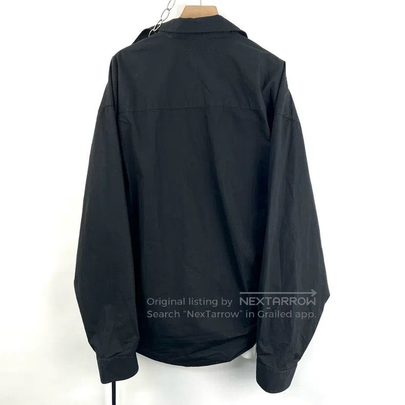 Balenciaga Balenciaga Irregular embroidered logo black shirt Size XS / US 0-2 / IT 36-38 - 2 Thumbnail
