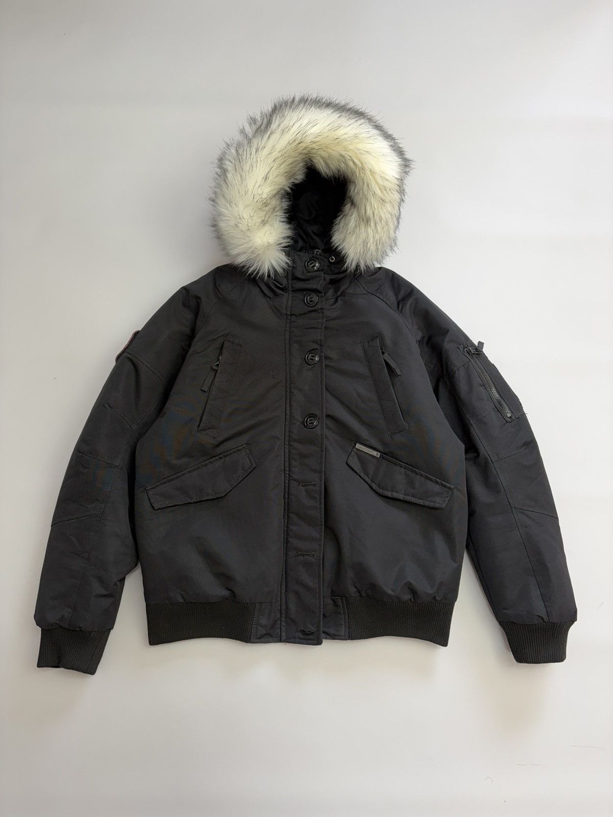 If Six Was Nine VTG Rick Owens Hysteric Glamour Style Fur cropped Jacket 90s Size US L / EU 52-54 / 3 - 5 Thumbnail