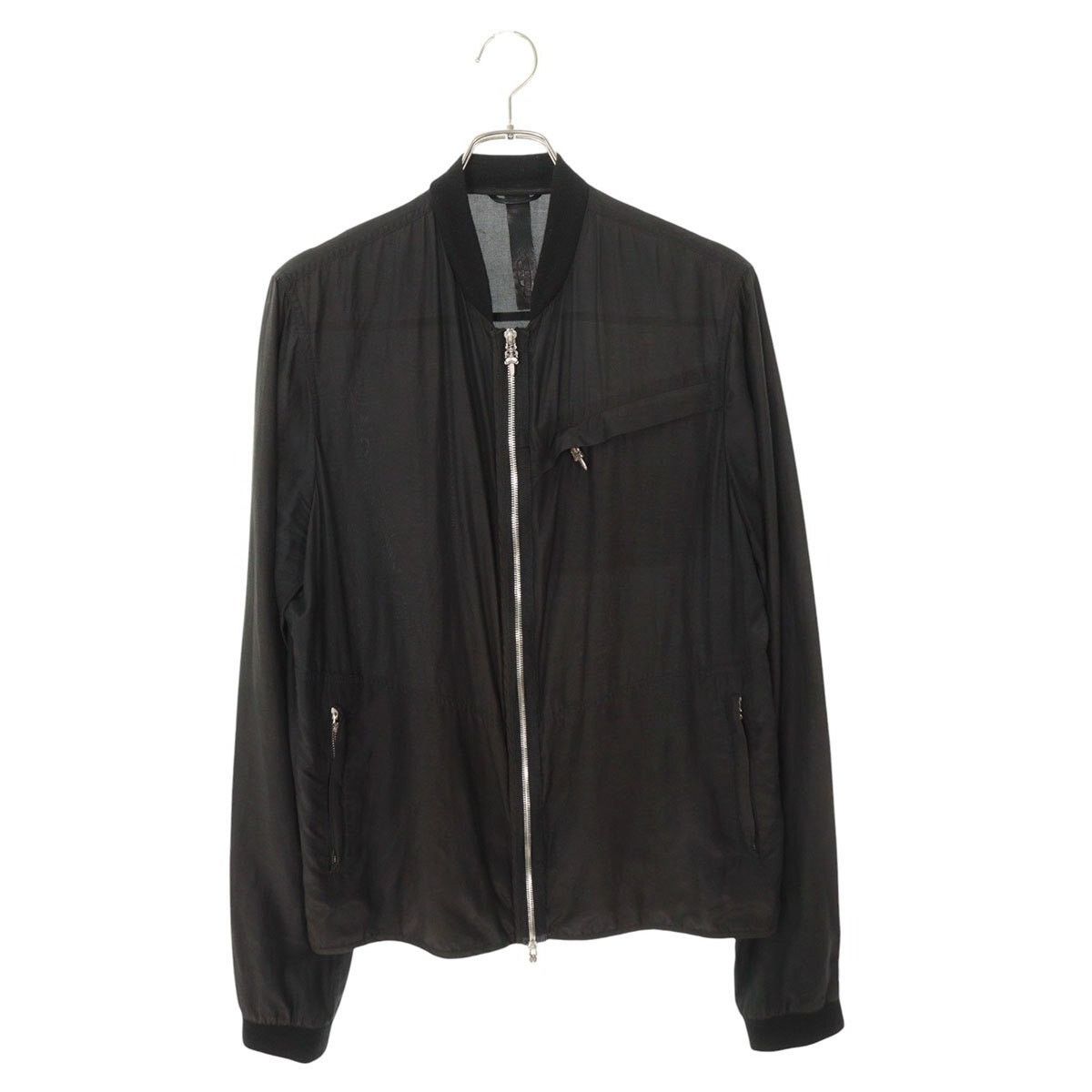 Chrome Hearts Chrome Hearts Silk Cotton Zip-Up Blouson Size US L / EU 52-54 / 3 - 1 Thumbnail
