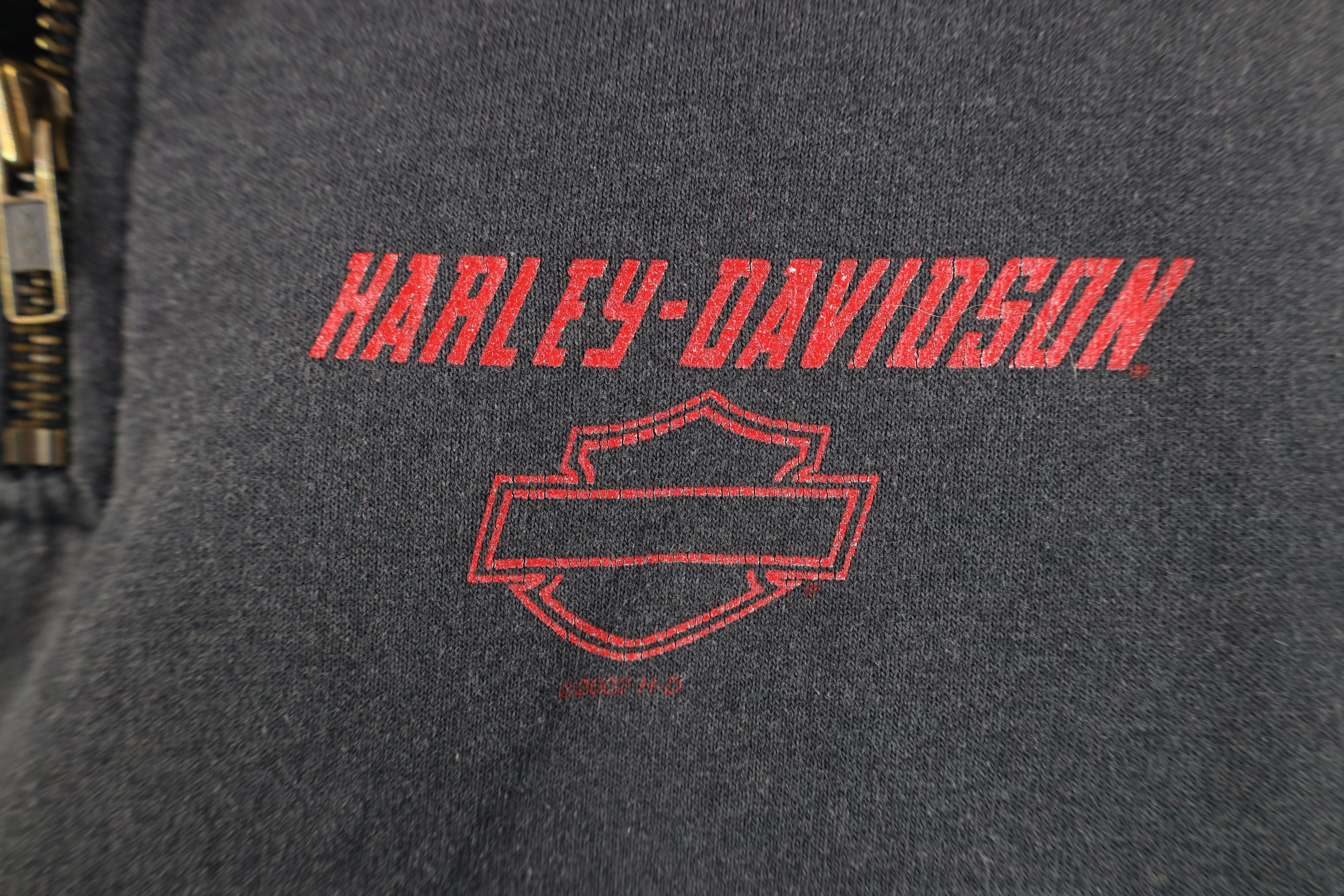 Harley Davidson Vintage Y2K 2002 Harley Davidson Fire Flames Sweatshirt Size XL / US 12-14 / IT 48-50 - 4 Thumbnail