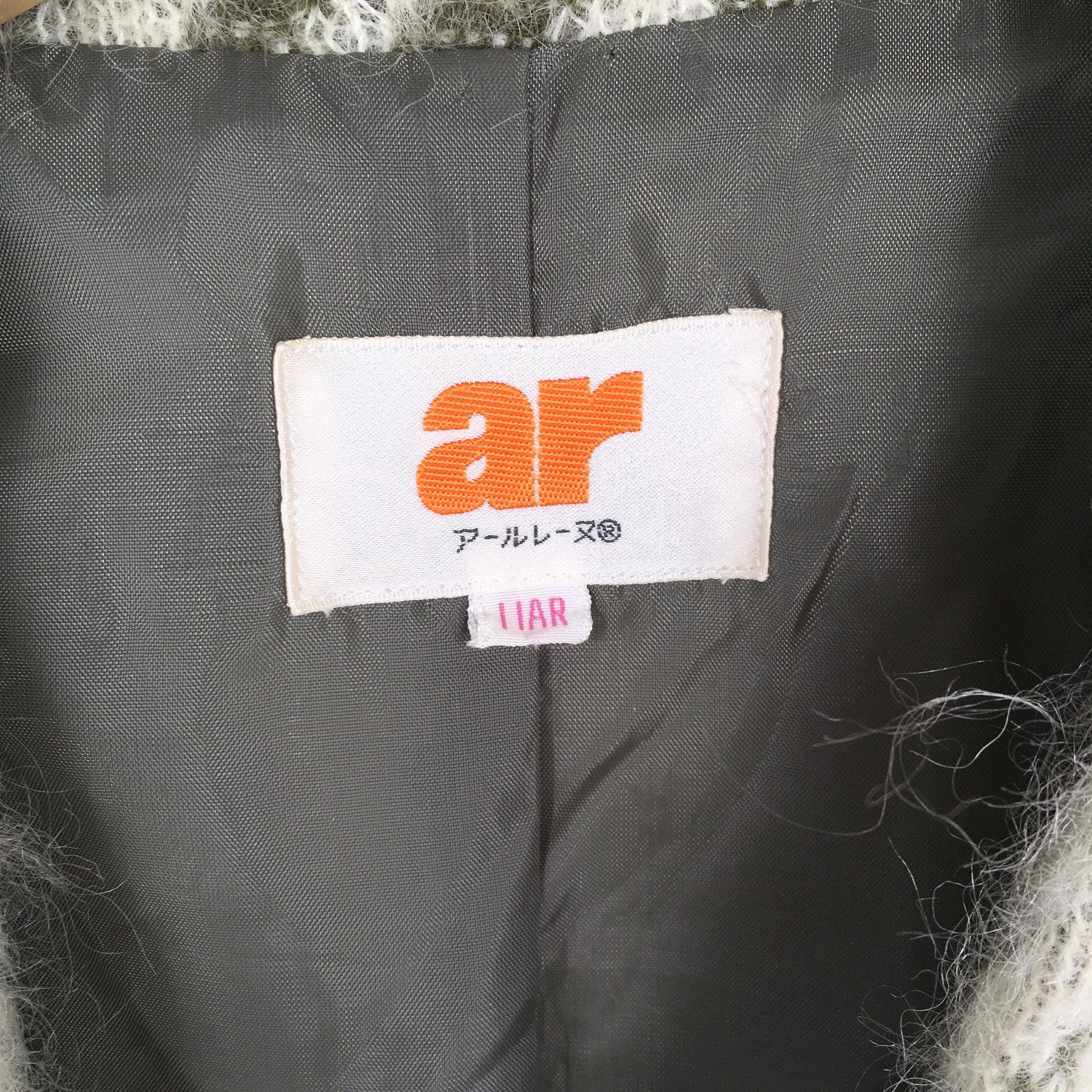 Japanese Brand 1980 AR Japan Japan Striped Zebra Mohair Button Jacket M Size US M / EU 48-50 / 2 - 4 Thumbnail