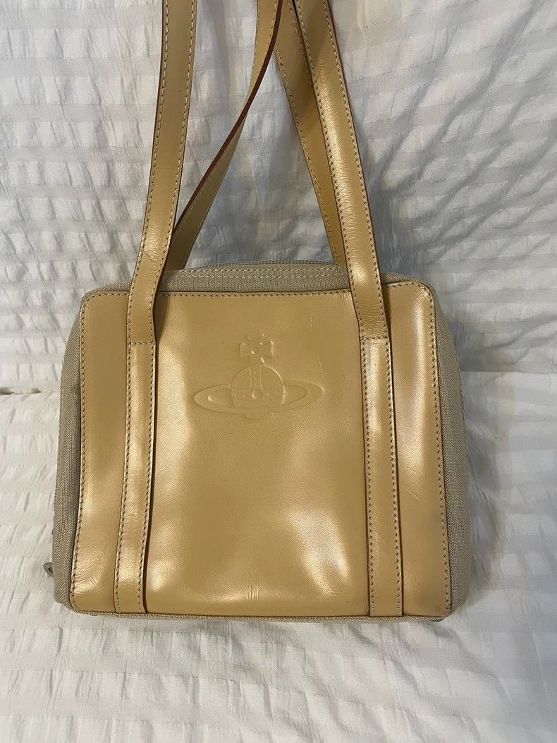 Vivienne Westwood Vivienne Westwood Single shoulder leather khaki patchwork Size ONE SIZE - 6 Thumbnail