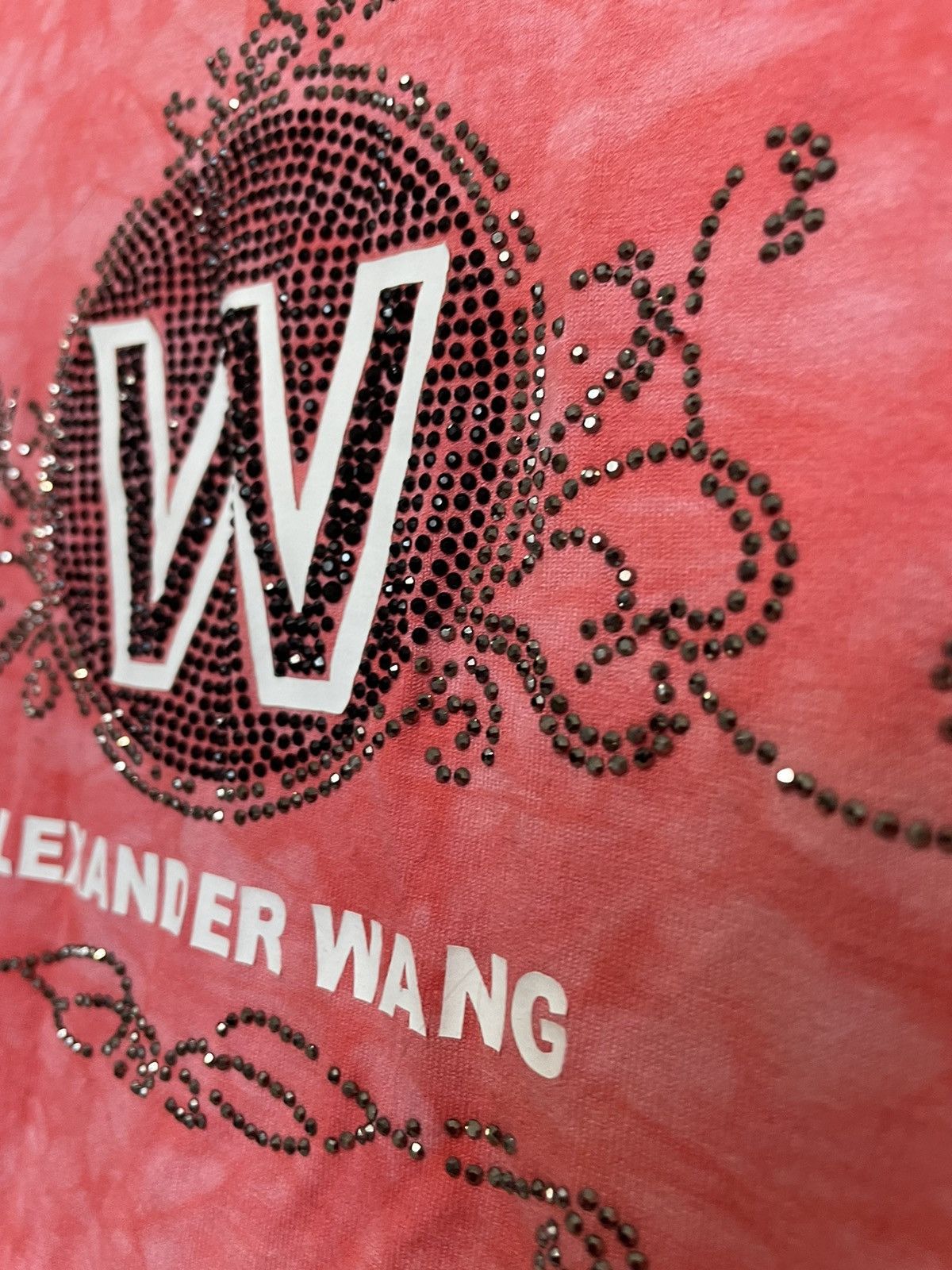 Alexander Wang Alexander Wang Tie Dye Tee Rhinestones T Shirt Big Logo Size XXL / US 16-18 / IT 52-54 - 9 Thumbnail