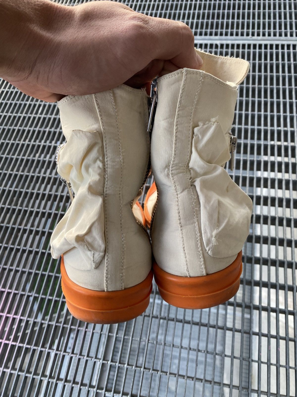 Rick Owens Drkshdw Rick Owens Drkshdw Pocket High Ramones Sneakers Size US 8 / EU 41 - 5 Thumbnail