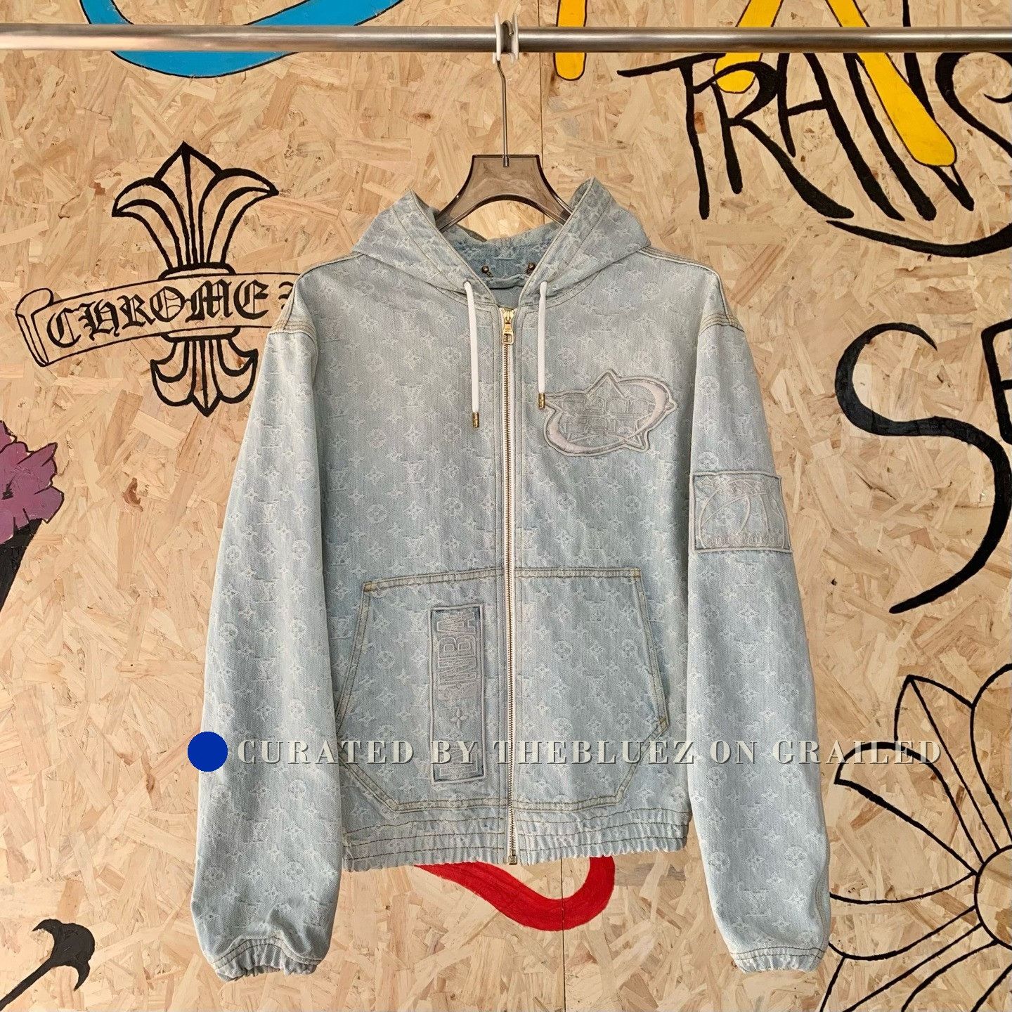 Louis Vuitton Nba Denim Jacket | Grailed