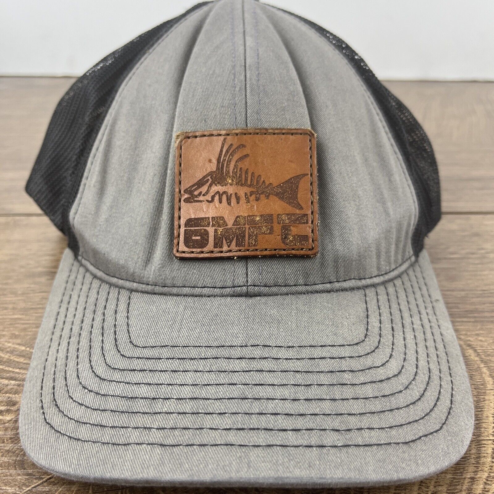 Other GMFC Hat Fishing Gray Hat Adjustable Adult Size Hat Cap Size ONE SIZE - 4 Thumbnail