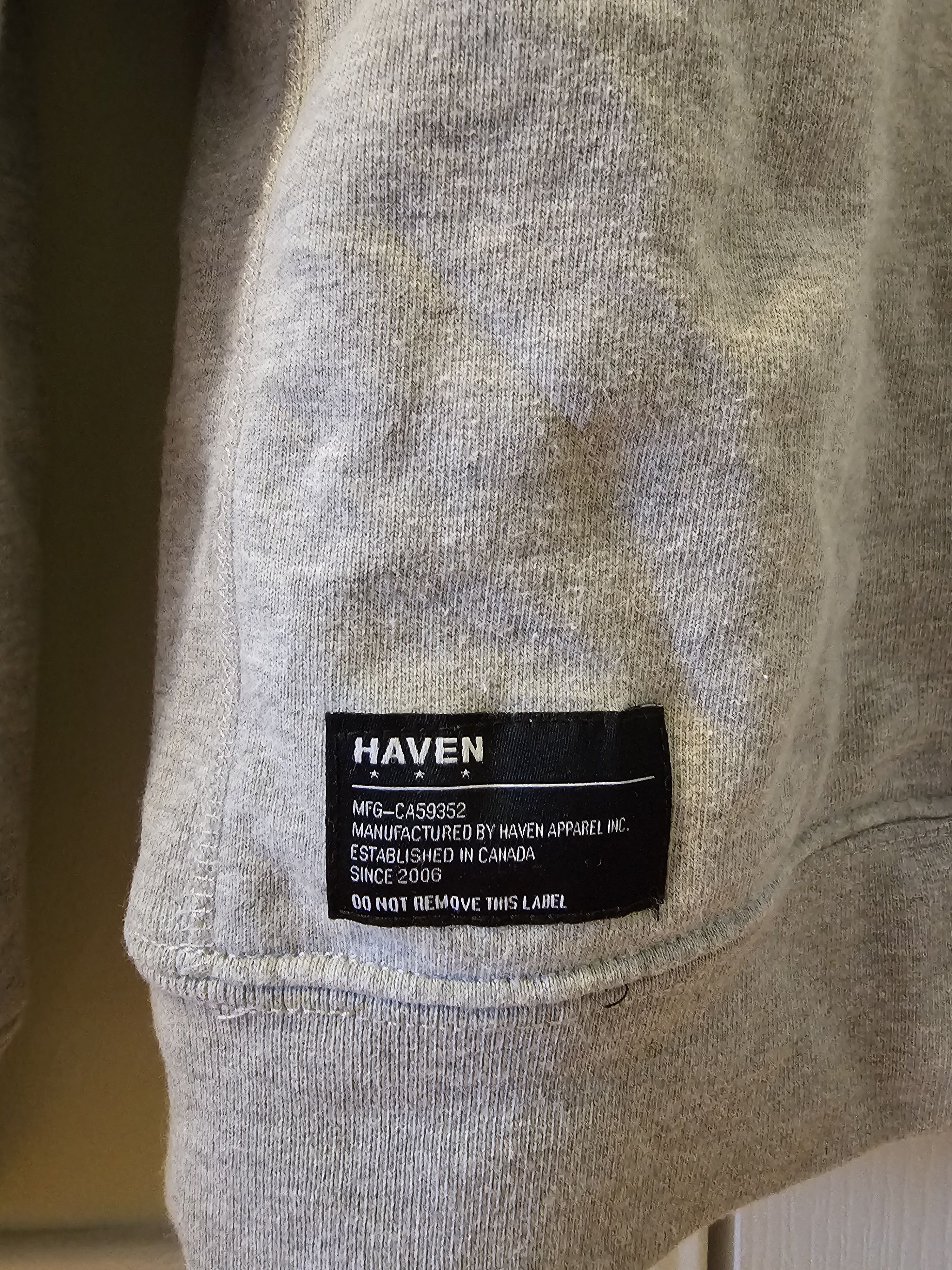 Haven Midweight Crewneck - Cotton Terry H.Grey Size US S / EU 44-46 / 1 - 3 Thumbnail