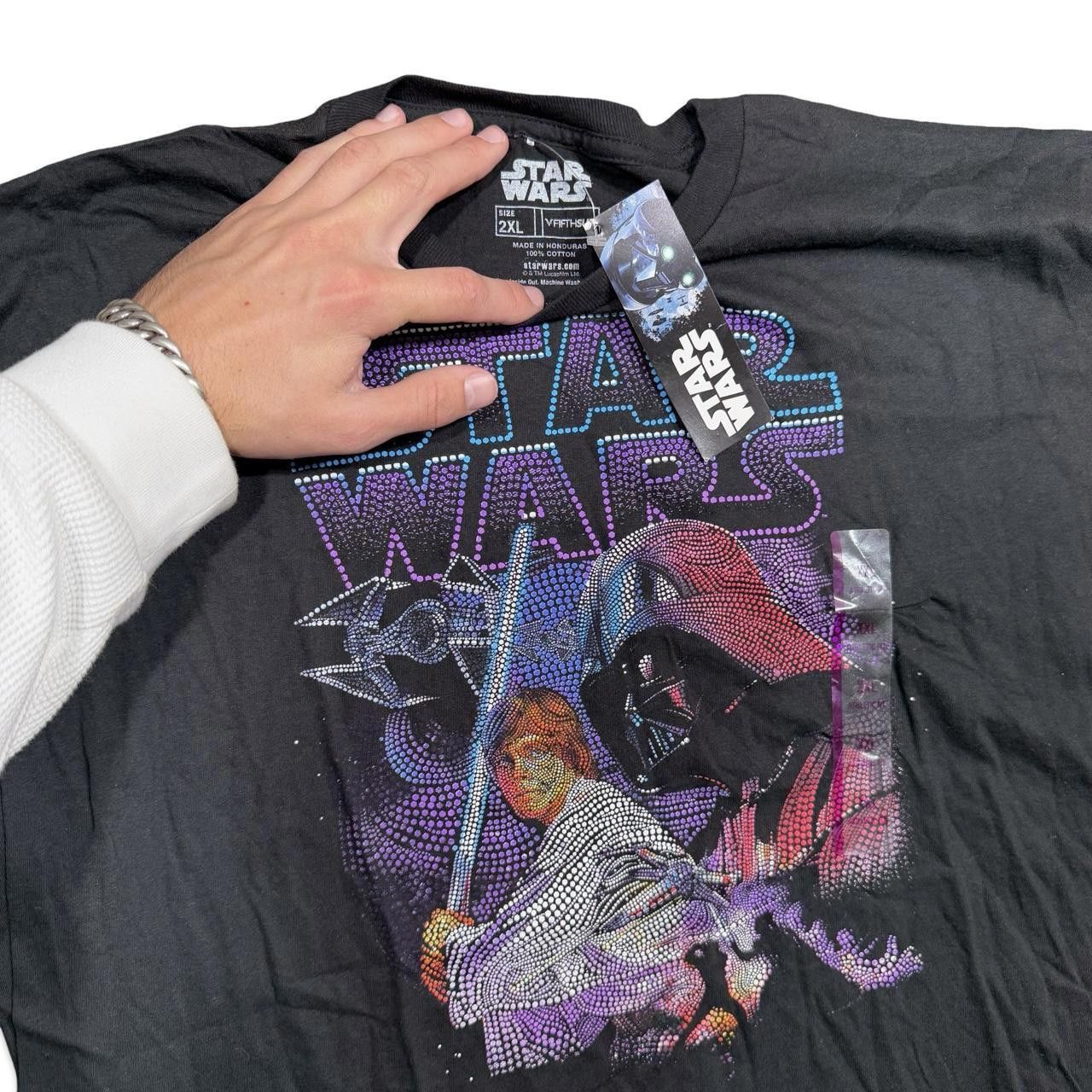 Star Wars Star Wars Y2K Luke Skywalker Darth Vader Graphic T-Shirt Size US XXL / EU 58 / 5 - 2 Thumbnail
