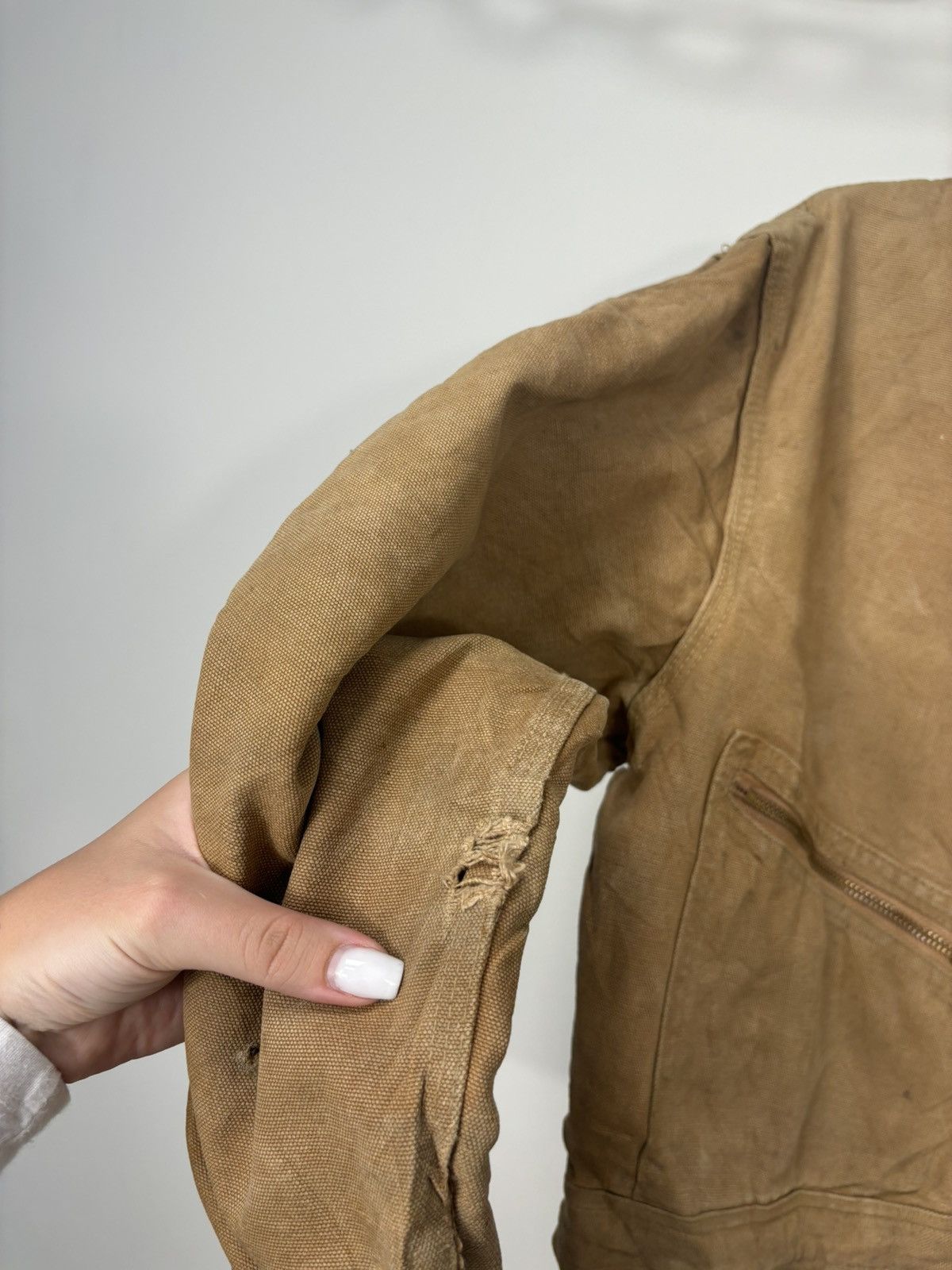 Carhartt Vintage Carhartt USA 80s Faded Boxy Cropped Detroit Jacket Size US M / EU 48-50 / 2 - 9 Thumbnail