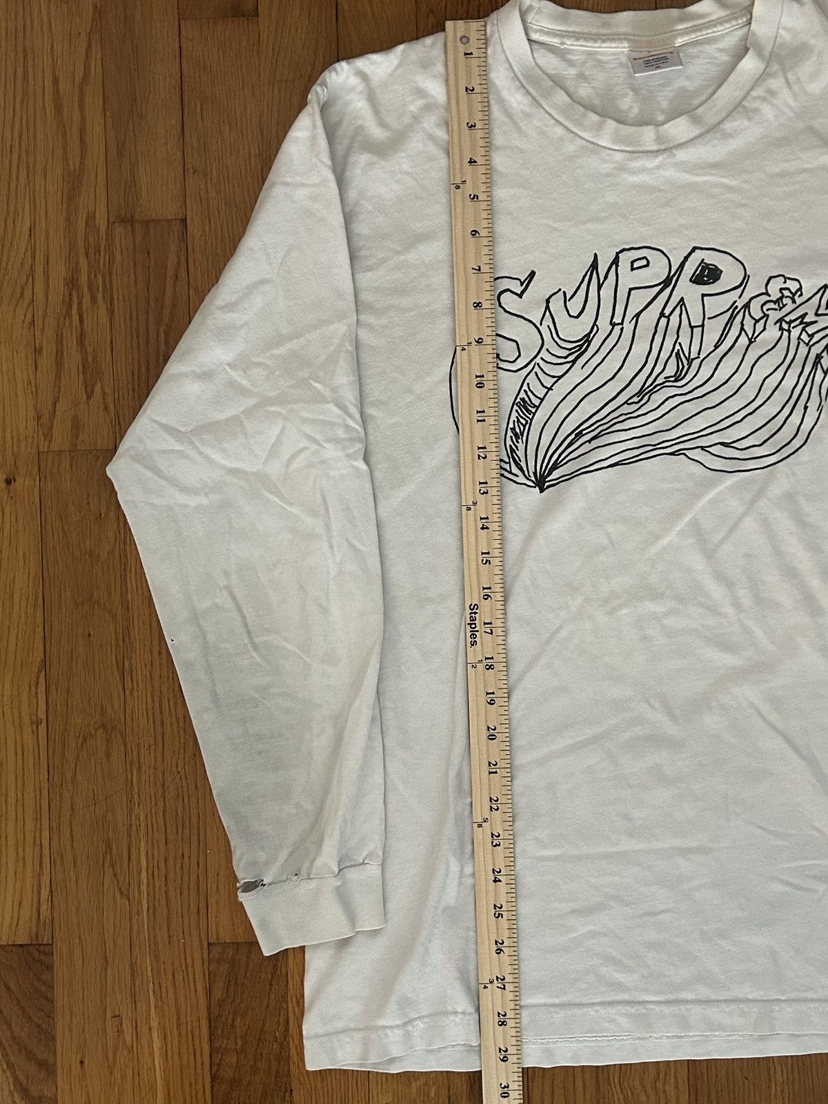 Supreme Supreme SS17 Daniel Johnston Doodle L/S Tee Size US XL / EU 56 / 4 - 5 Thumbnail
