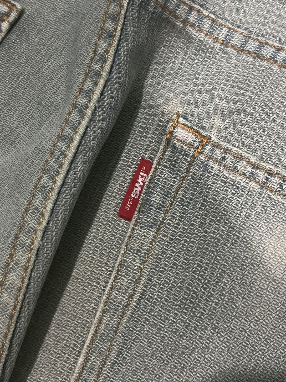 Japanese Brand × PHENOMENON × Swagger Vintage Japanese Brand Swagger Distress Stripe Straight Jean Size US 32 / EU 48 - 8 Thumbnail
