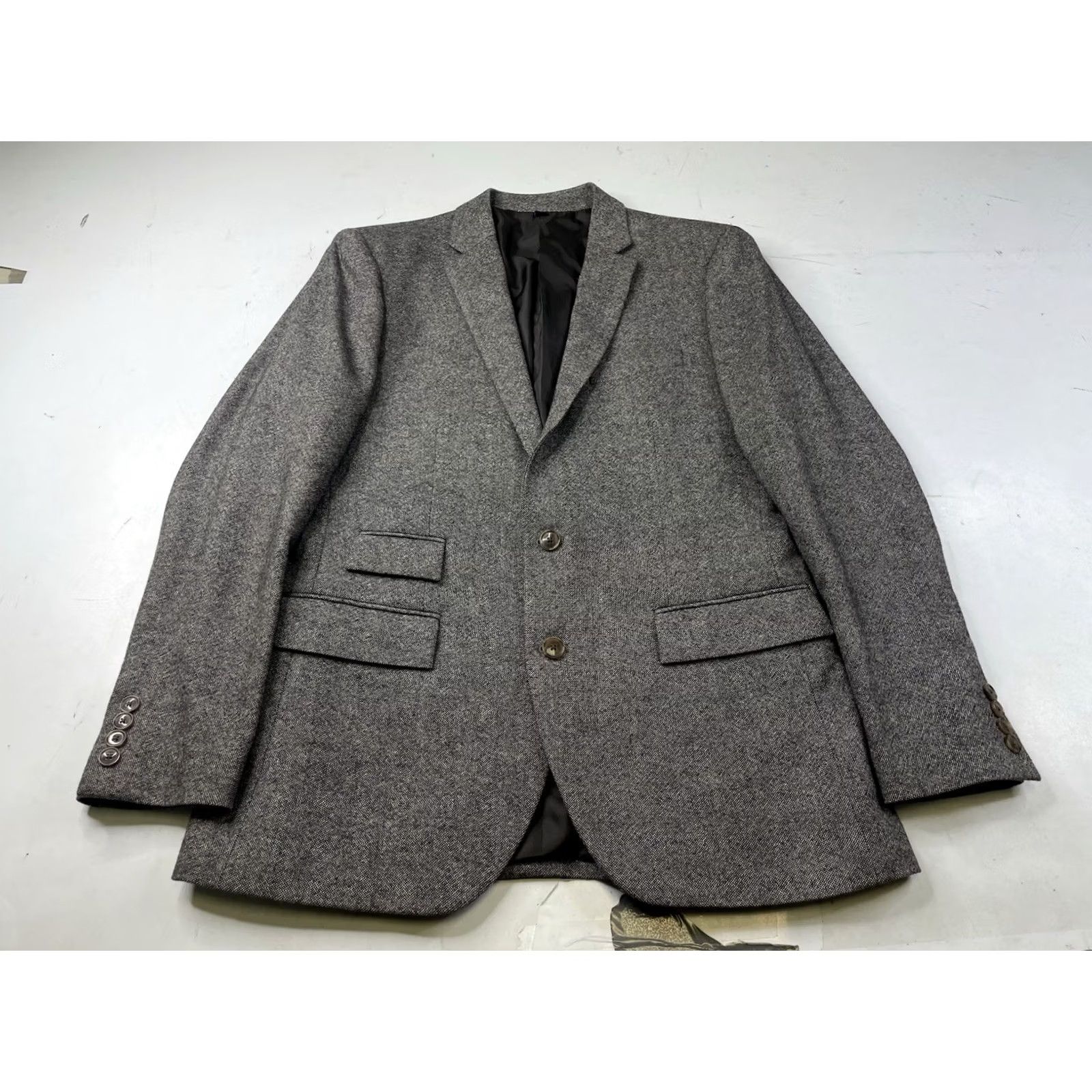 J.Crew NWT J Crew Mens Thompson Blazer Gray Wool Blend Suit Coat Size 40R - 2 Thumbnail