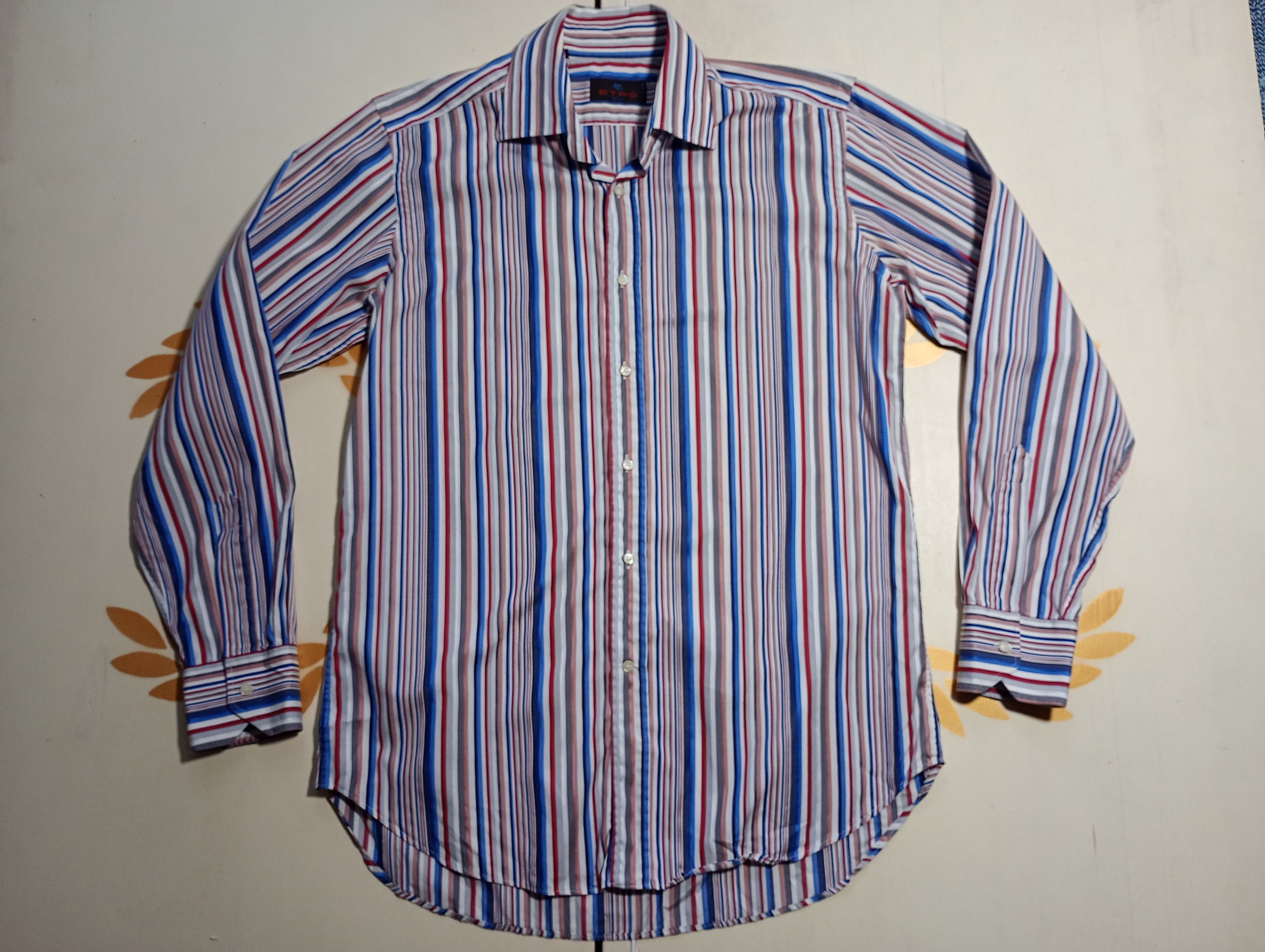 Etro Etro Milano Striped Shirt Size US L / EU 52-54 / 3 - 1 Thumbnail