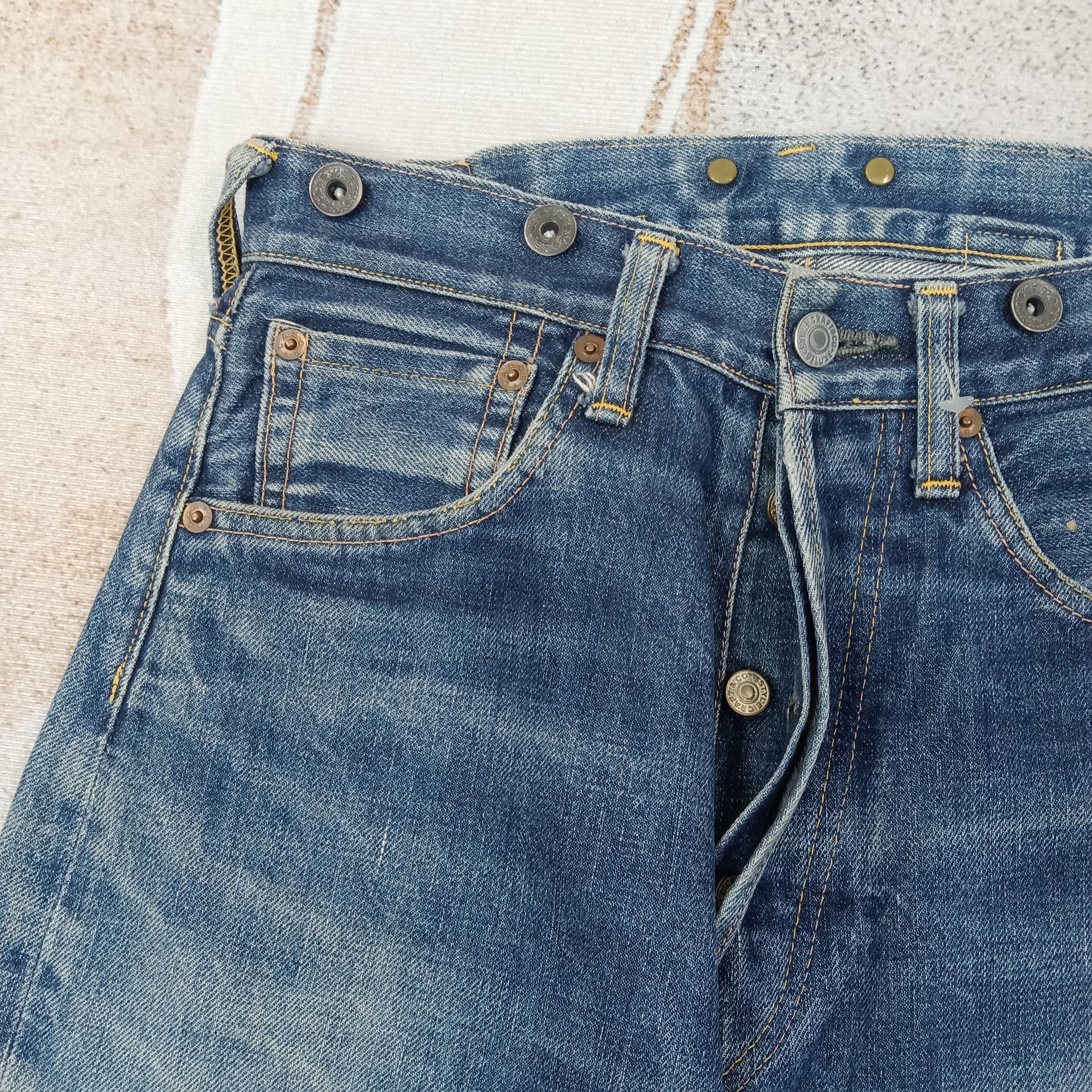 Evisu Evisu Japanese Selvedge 3 Quarters Denim Jeans C258N14 Size US 27 - 7 Thumbnail