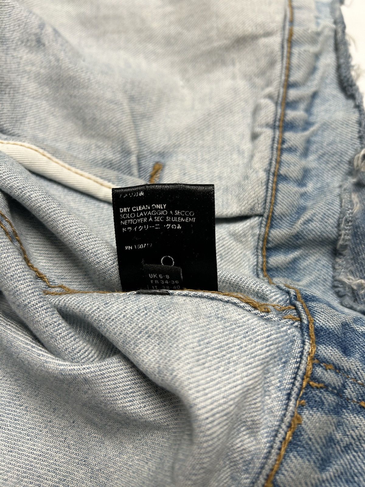 Amiri SS2018 Deconstructed Distressed Denim Jacket Size US S / EU 44-46 / 1 - 11 Thumbnail