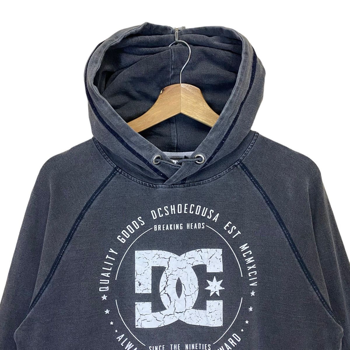 DC Dc Shoe Co Big Logo Pullover Hoodies Size M Size US M / EU 48-50 / 2 - 4 Thumbnail