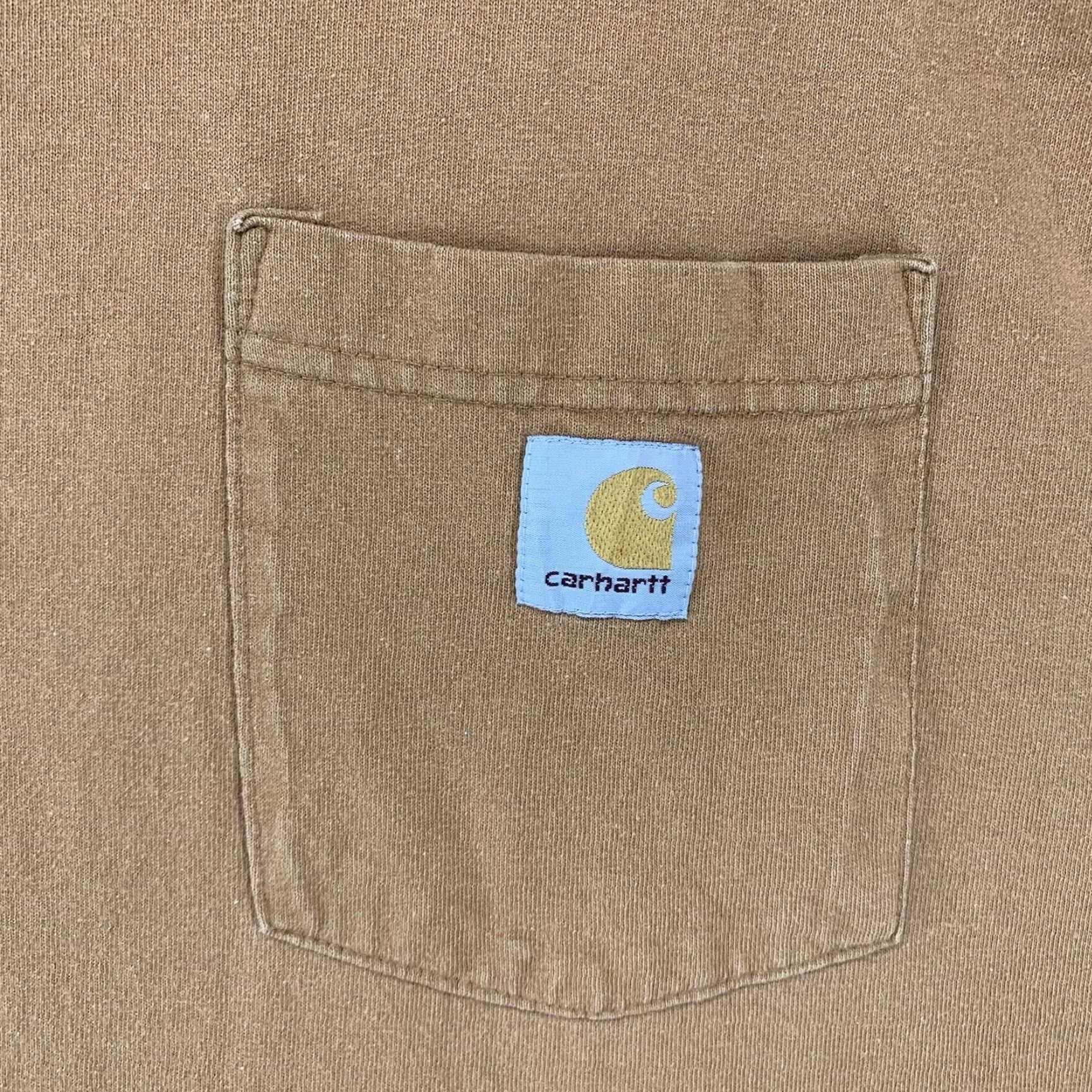 Carhartt Carhartt Men's XL Short Sleeve T-Shirt Burnt Brown Cotton Crew Neck K87 Logo USA 2010s Regular Men’s Short Sleeve T-Shirt Size US XL / EU 56 / 4 - 4 Thumbnail