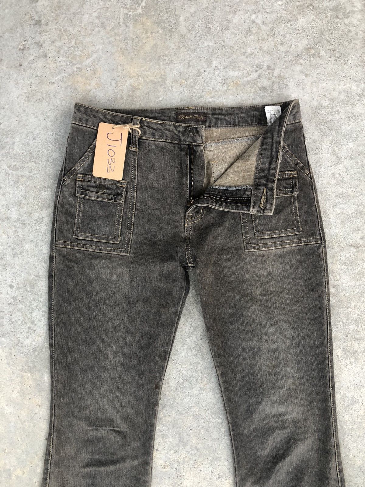 If Six Was Nine Japanese Back Rush Flared Jeans Distressed Size US 30 / EU 46 - 3 Thumbnail