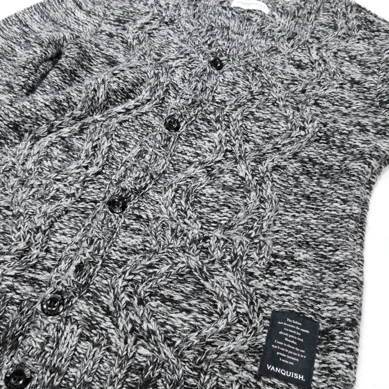 Vanquish VANQUISH JAPAN KNIT CARDIGAN Size US L / EU 52-54 / 3 - 7 Thumbnail