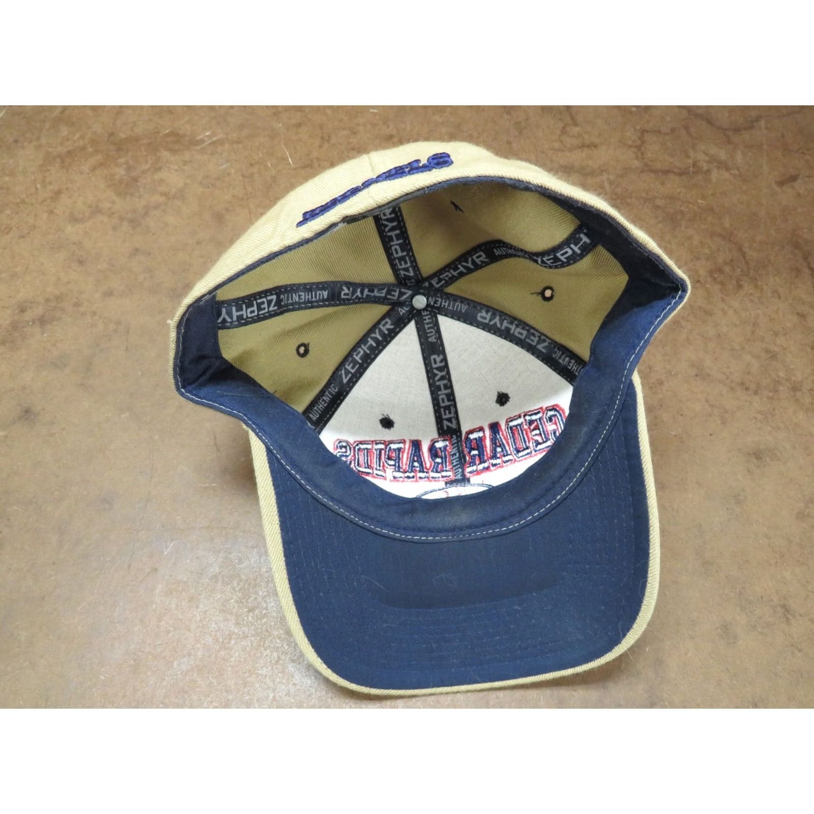 Vintage VINTAGE Zepher Hat Fitted Unisex Adults 7 3/8 Red Kernels Cerdar Rapids Sports Team Baseball Football Adjustable Summer Spring Size ONE SIZE - 5 Thumbnail