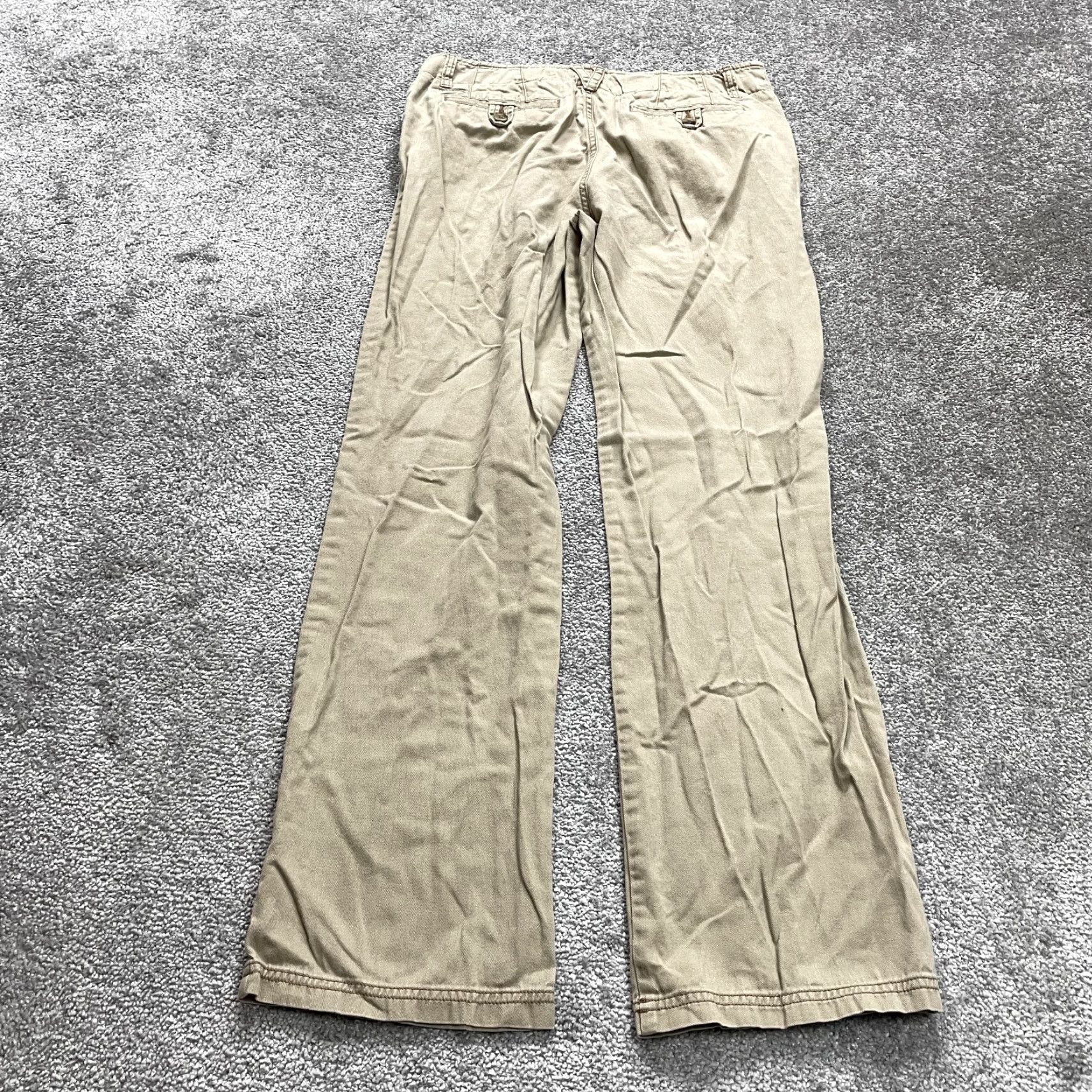 Vintage Columbia Pants Womens 8 Chino Brown Mid Rise Straight Leg Casual Cotton 32x30 Size 30" / US 8 / IT 44 - 2 Thumbnail