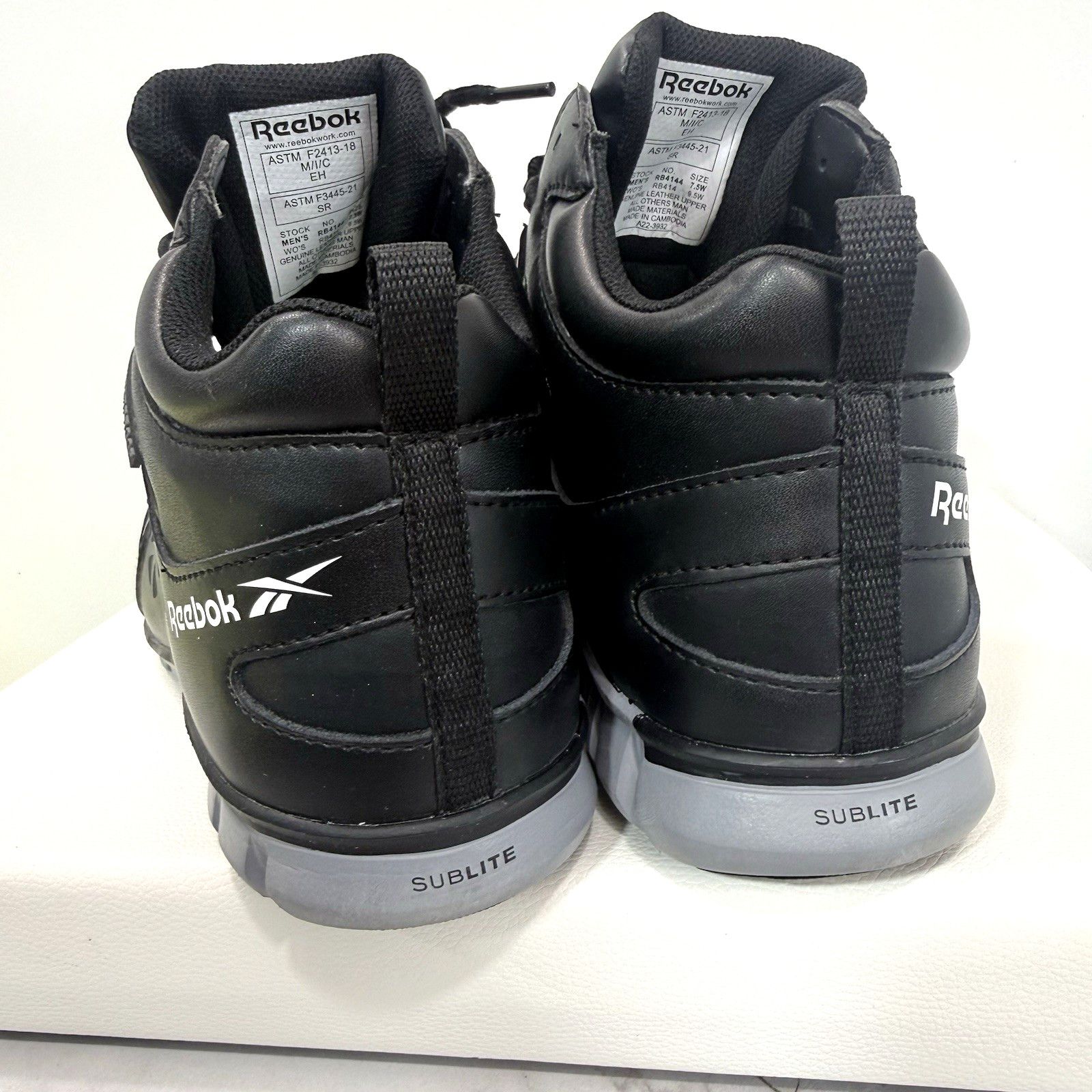 Reebok Reebok UNISEX Work Comp Toe Size: Men’s 7.5W/Wo’s 9.5W Size US 9.5 / IT 39.5 - 3 Thumbnail