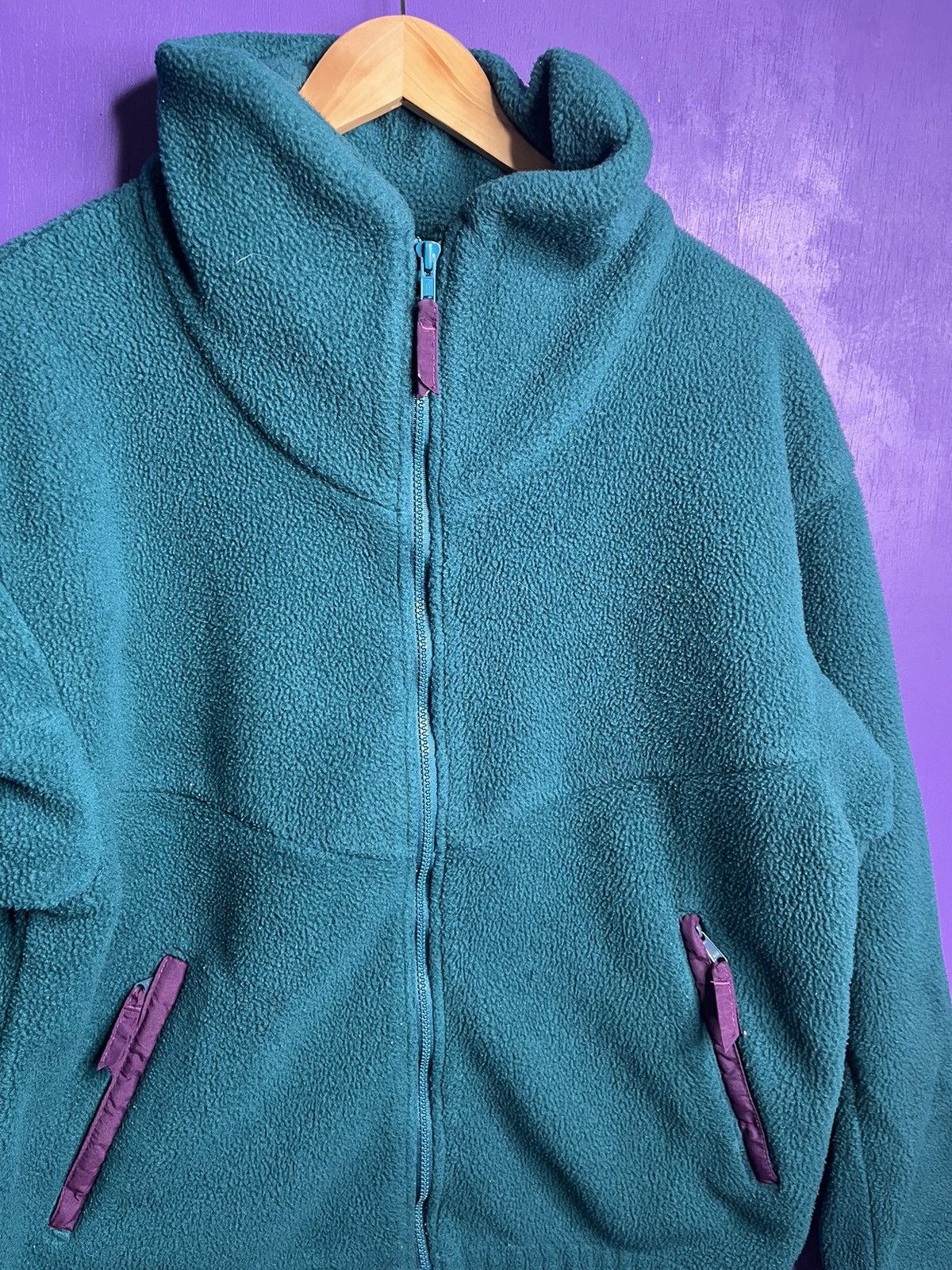 Eddie Bauer × Vintage Vintage 90s Eddie Bauer essential fleece jacket Size US XL / EU 56 / 4 - 3 Thumbnail